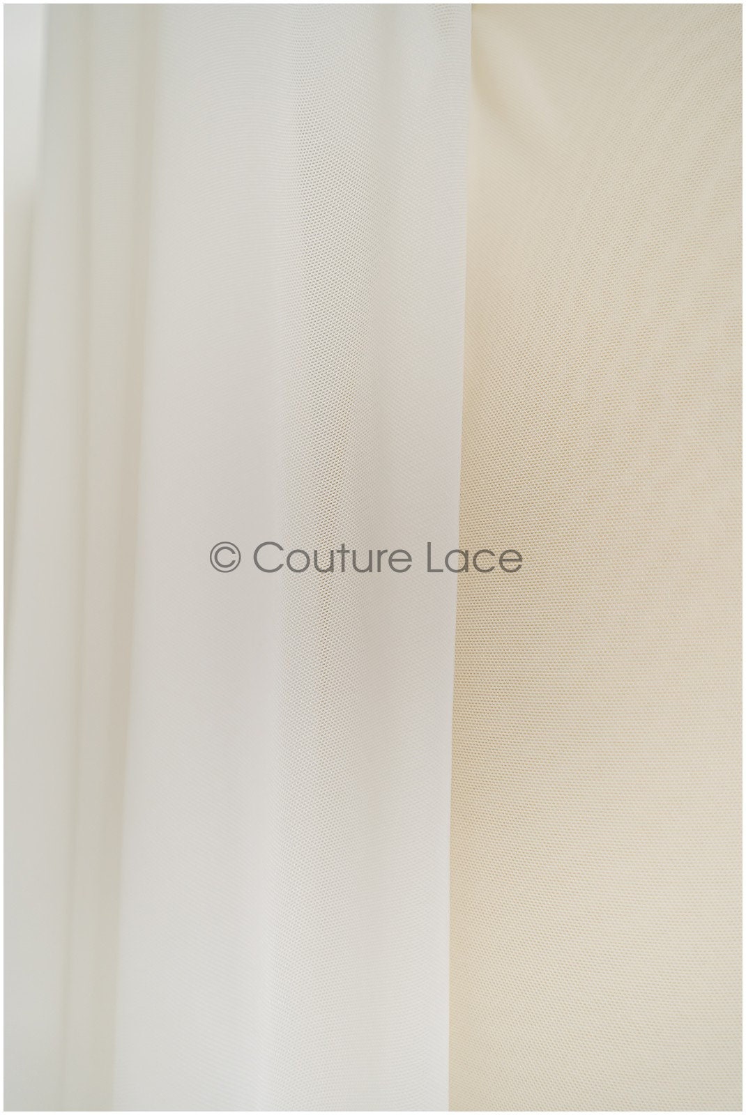Exquisite off-white stretch fabric/ elegant stretch net tulle lace fabric/ flawless net tulle lace// R-127