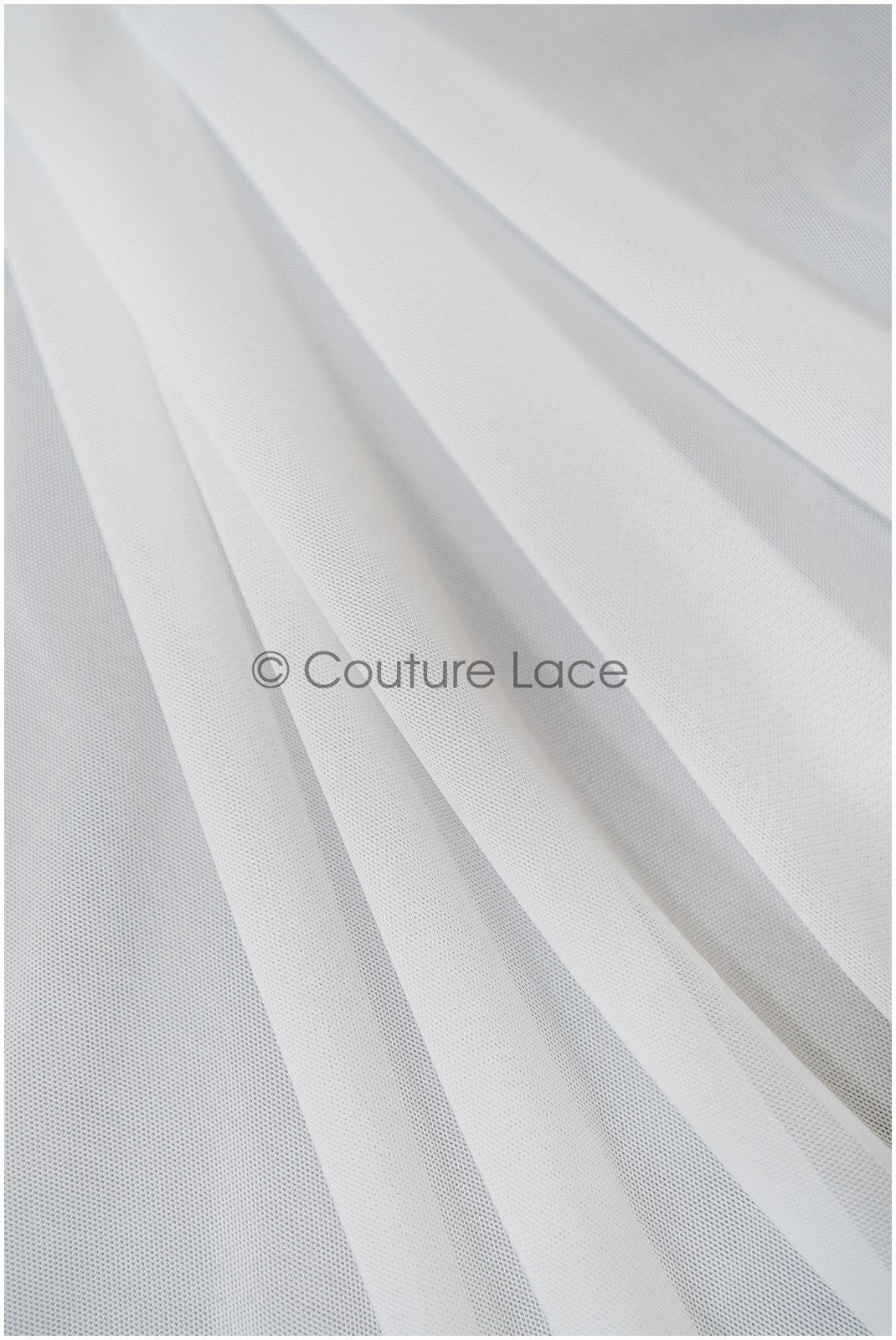 Exquisite off-white stretch fabric/ elegant stretch net tulle lace fabric/ flawless net tulle lace// R-127