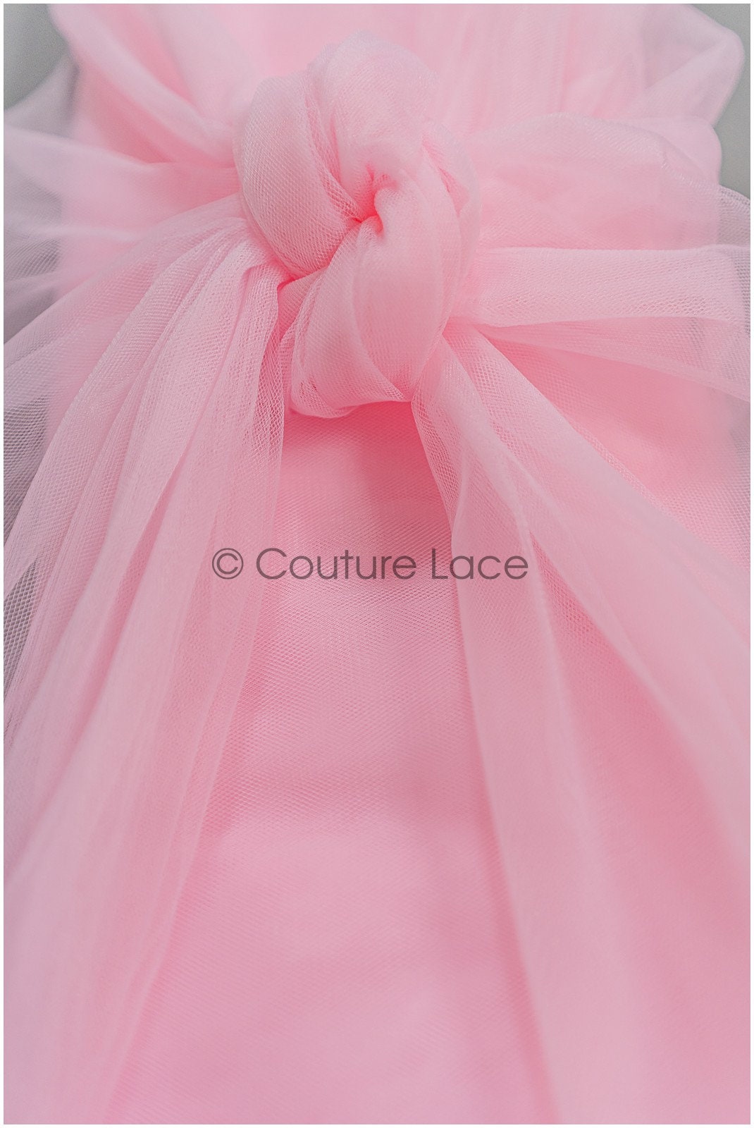 Cotton Candy Pink - 160cm wide very soft tulle fabric for bridal veils and wedding dresses// R-145-4-BOLT 30YDS