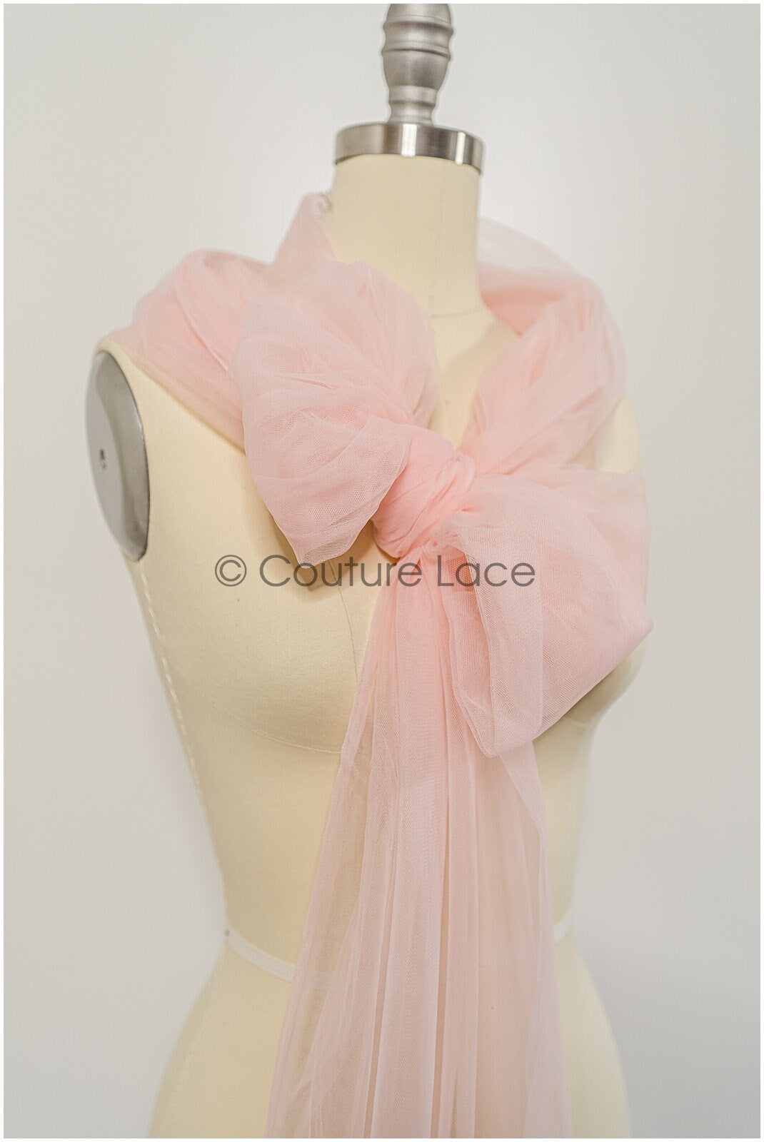 Bright Coral - 160cm wide very soft tulle fabric for bridal veils and wedding dresses/ soft mesh fabric// R-147-24-BOLT 30YDS