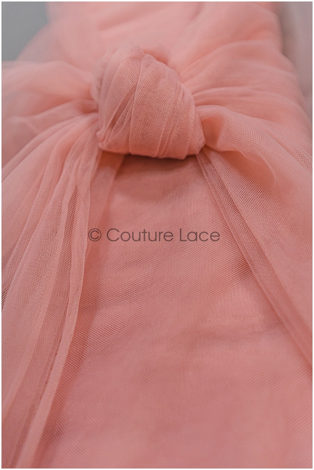 Salome Pink - 160cm wide very soft tulle fabric for bridal veils and wedding dresses/ soft mesh fabric// R-148-25