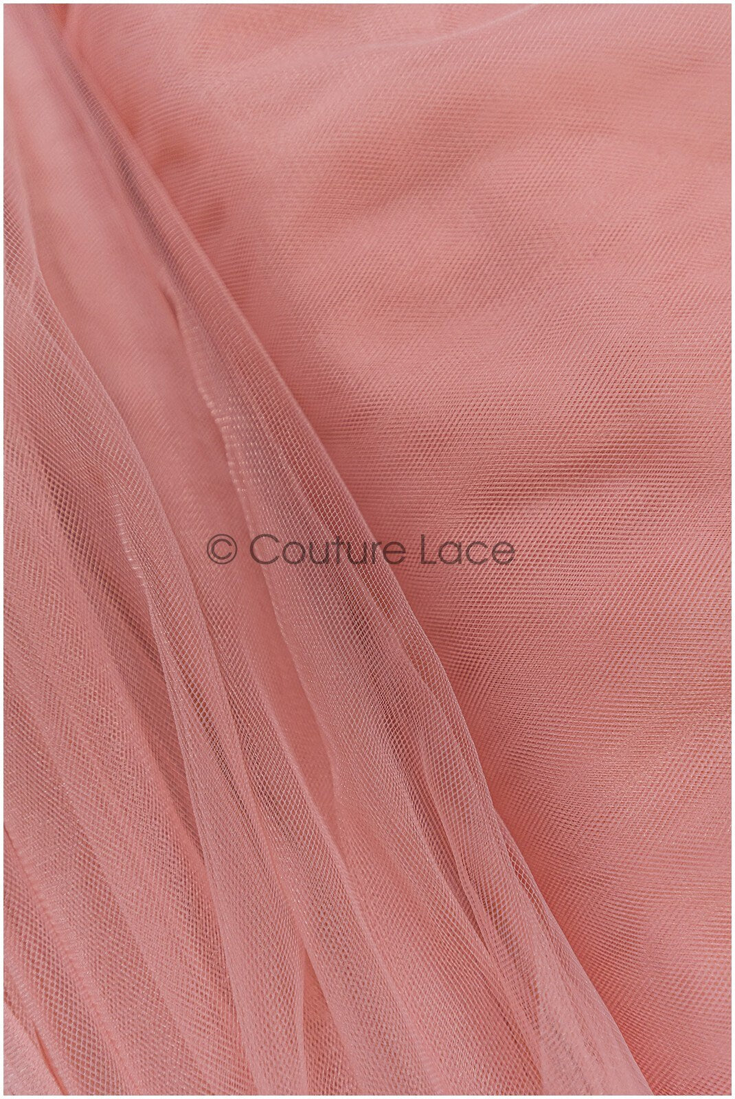Salome Pink - 160cm wide very soft tulle fabric for bridal veils and wedding dresses/ soft mesh fabric// R-148-25