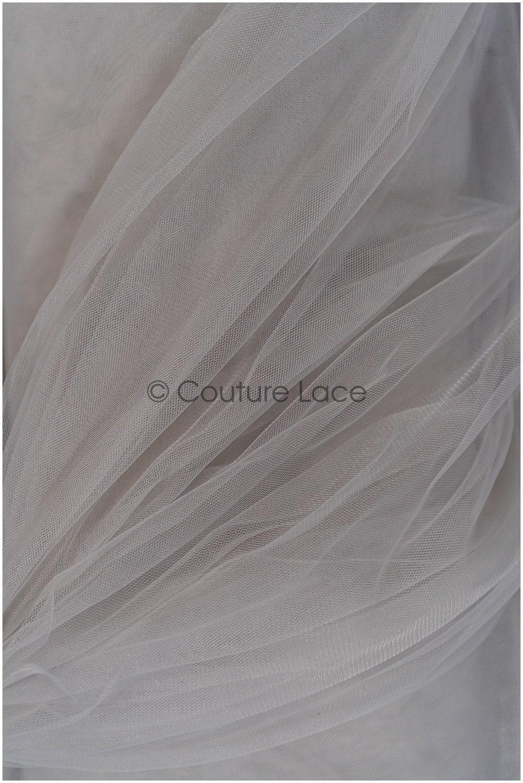 Steel grey - 160cm wide very soft tulle fabric for bridal veils and wedding dresses/ soft mesh fabric// R-149-52