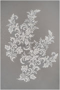 Wildflower lace applique, lace flower applique, lace flower applique, bridal lace flower applique // A21-246