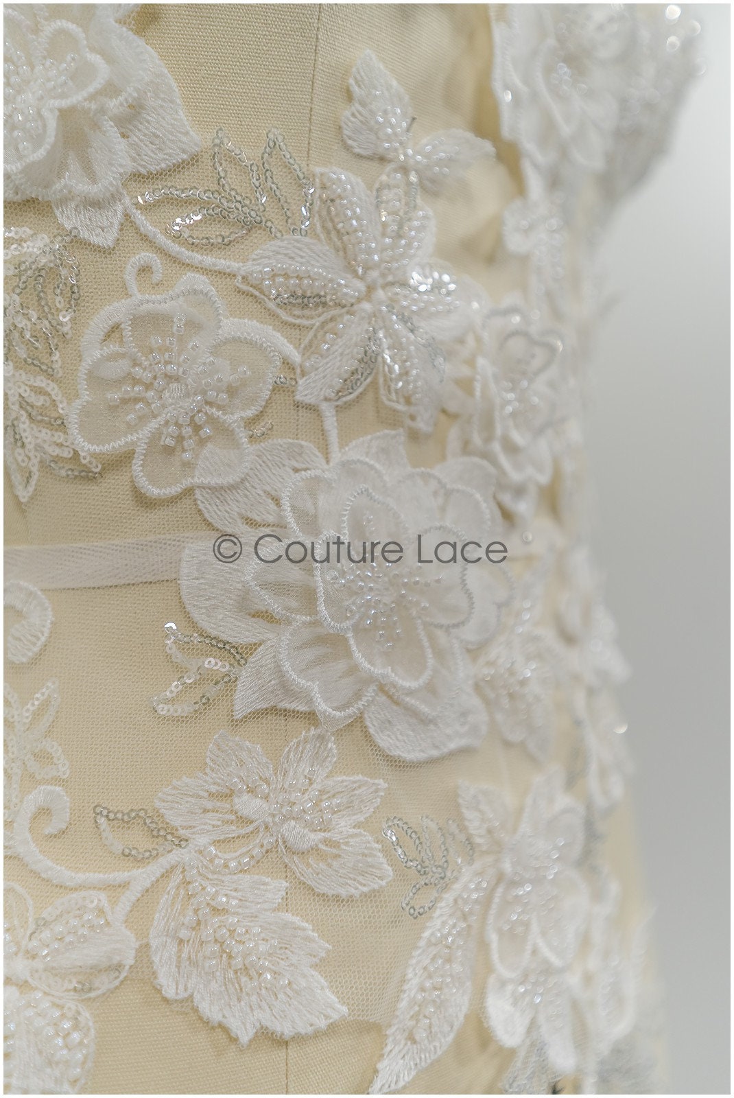 3D Blumen Spitzen Applikation, 3D Blumen Applikation, SpitzenBlume Applikation, Spitzen Applikation, 3D Brautkleid Spitzen Applikation, BrautSpitze Applikation// A21-211