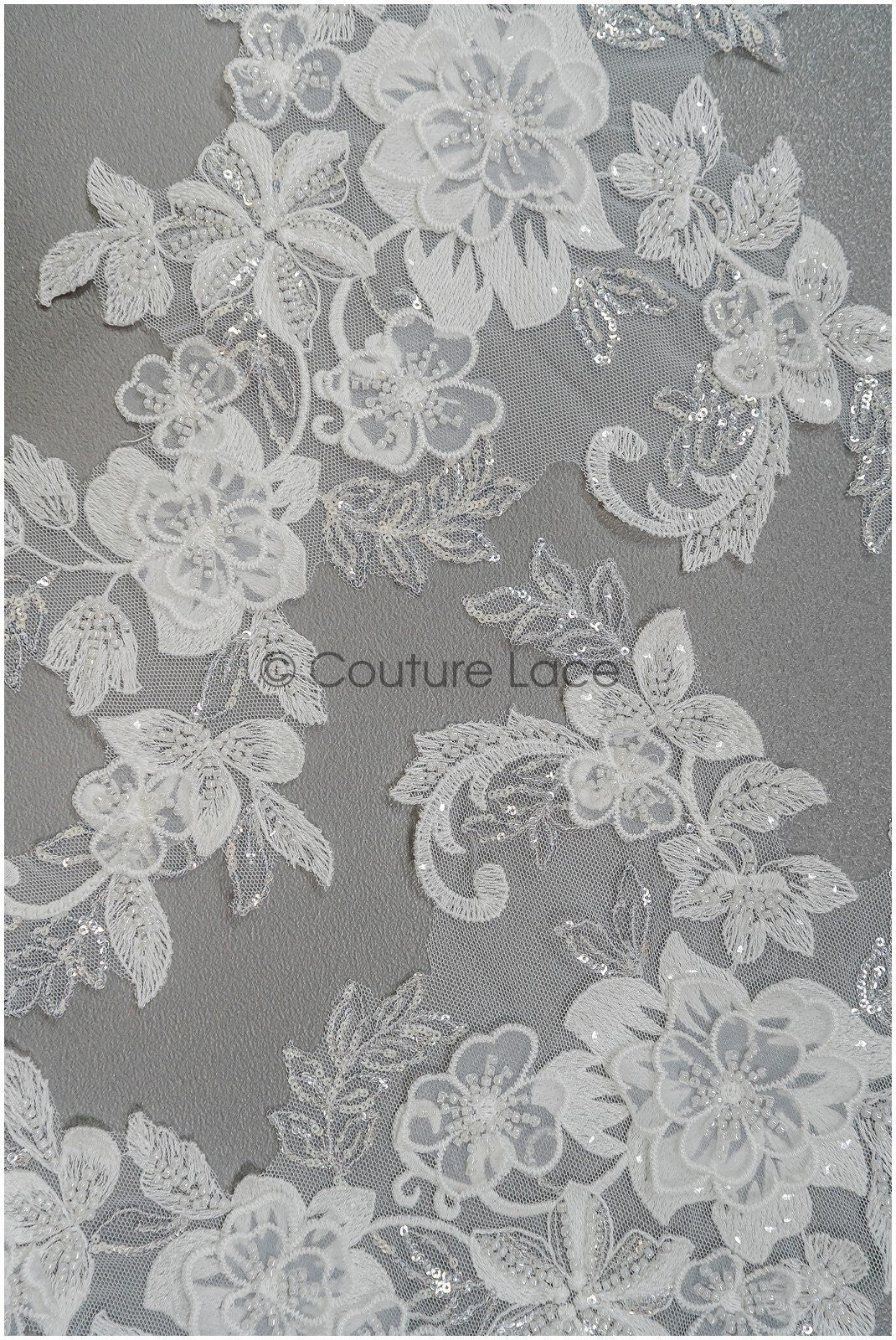 3D Blumen Spitzen Applikation, 3D Blumen Applikation, SpitzenBlume Applikation, Spitzen Applikation, 3D Brautkleid Spitzen Applikation, BrautSpitze Applikation// A21-207
