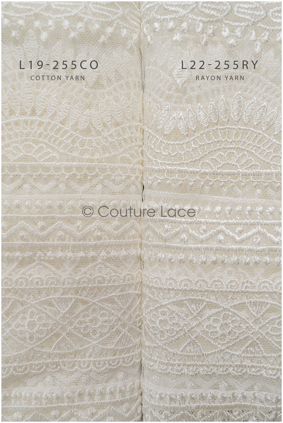 Boho wedding dress lace off-white/ bridal lace fabric/ couture lace/ boho lace// L19-255CO