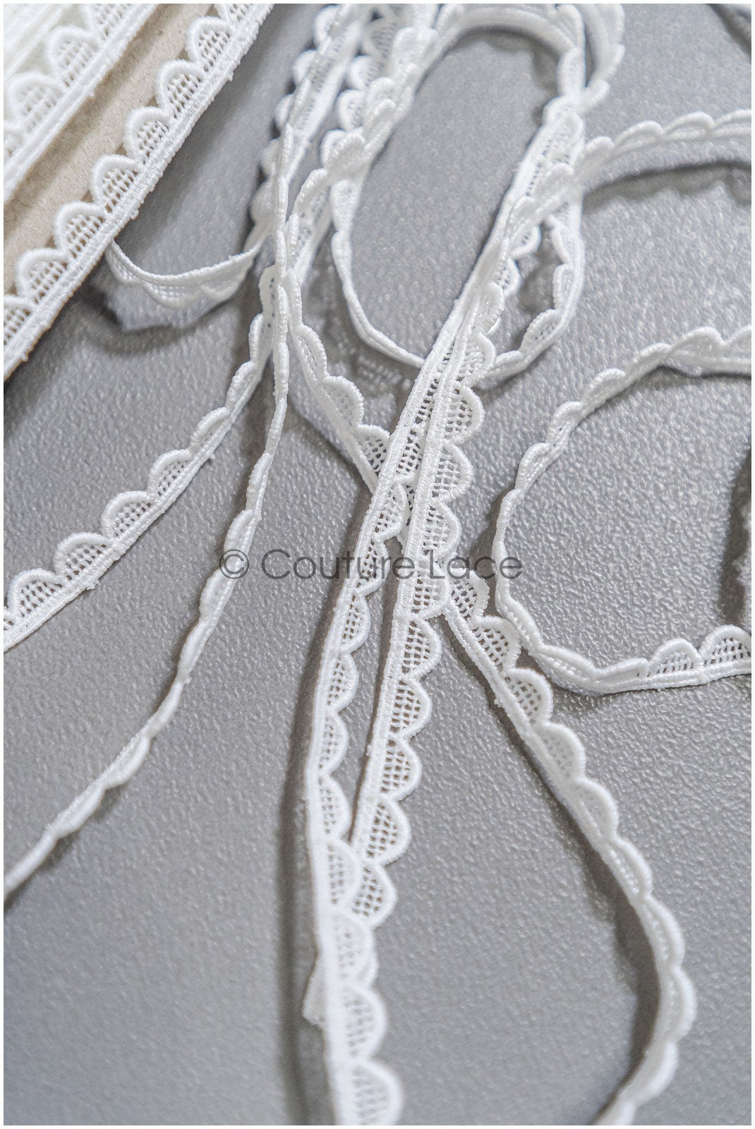 5yds Boho lace trim off-white/ wedding dress lace trim/ crocheted bridal lace/ macrame lace// T22-172