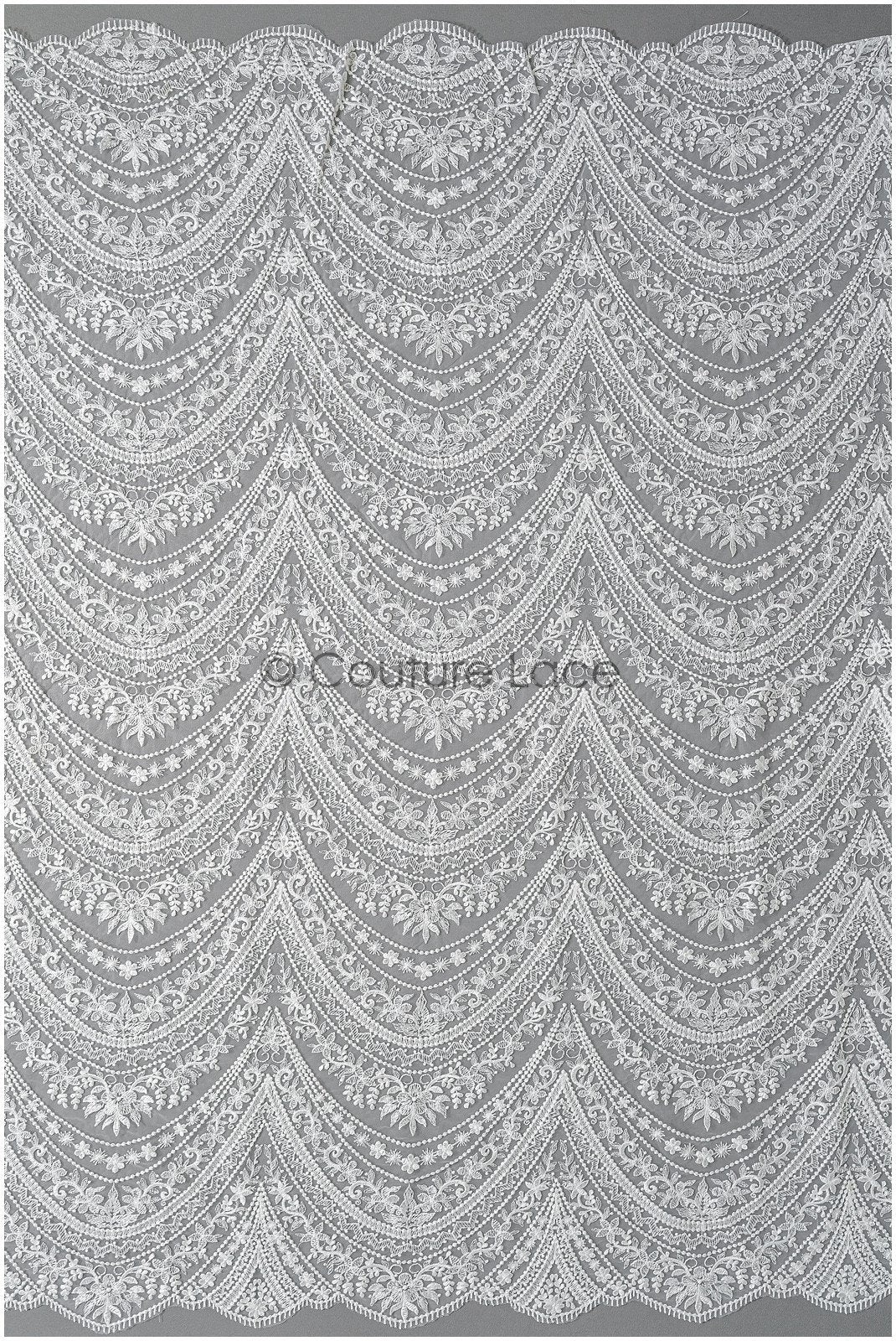 Romantischer Braut Spitzenstoff Off-White/ Boho Couture Spitzenstoff/ Braut Spitze// L22-430