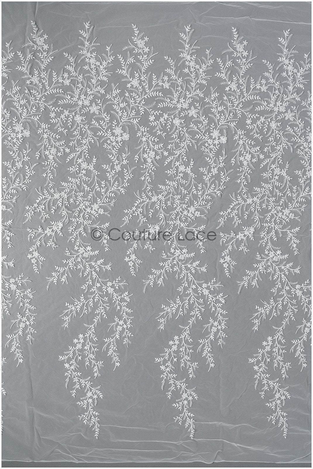 Perlen Spitze Stoff Off-White/ Perlen Brautkleid Spitze/ Couture Spitzenstoff/ Perlen Spitze// L22-453