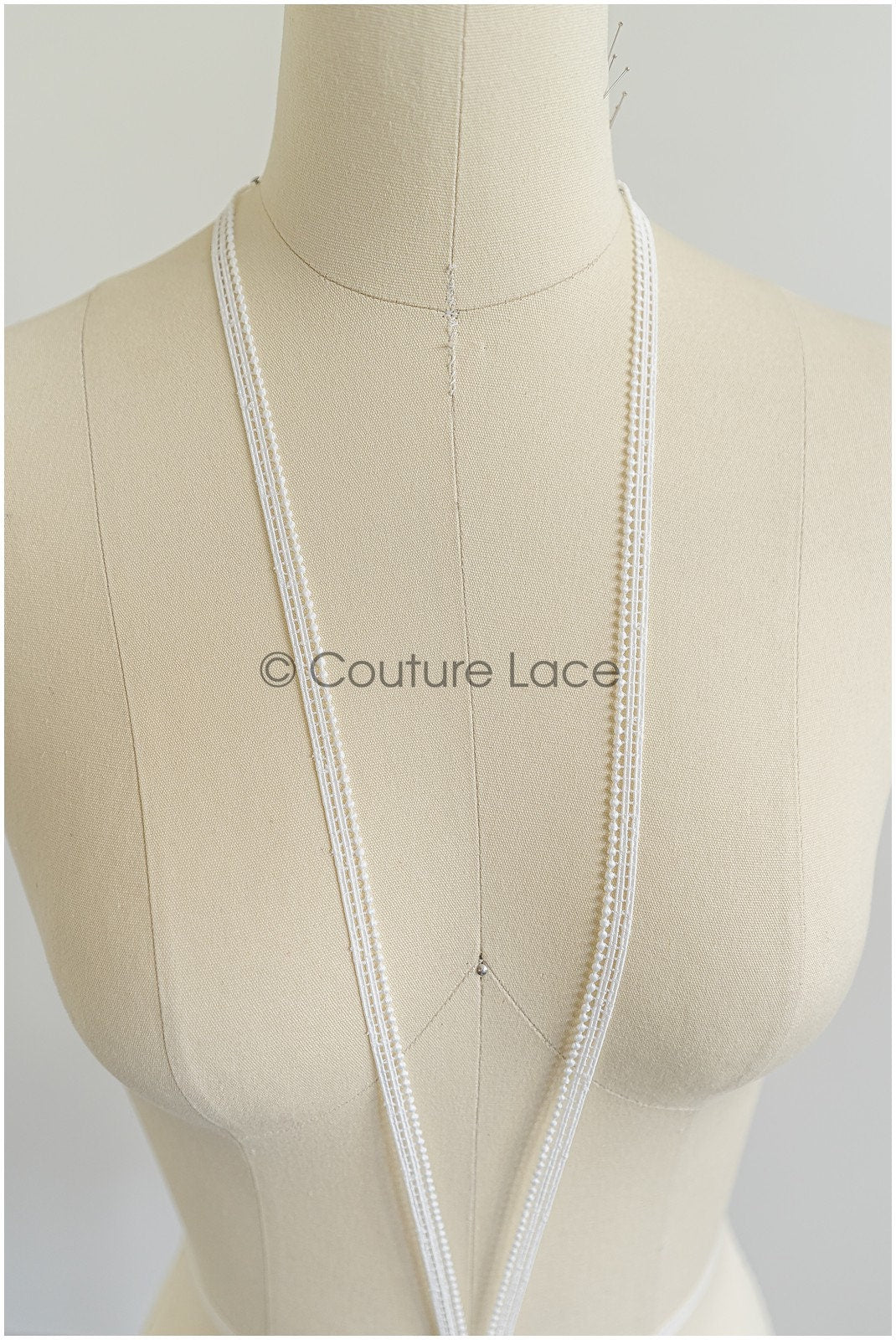 4yds Boho Lace Trim Off-White/ Crocheted Lace Trim/ Bridal Guipure Lace/ Dot Lace Trim// T22-196