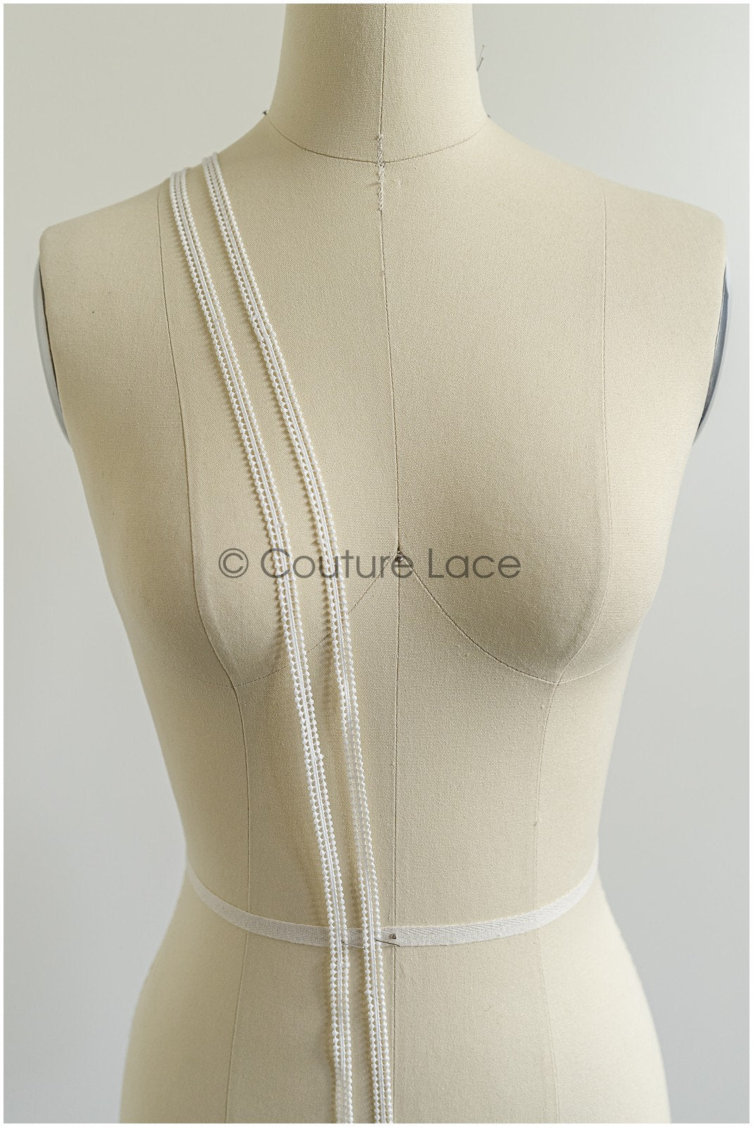 4yds Boho Lace Trim Off-White/ Bridal Lace Trim/ Guipure Lace Trim/ Dot Lace// T22-205