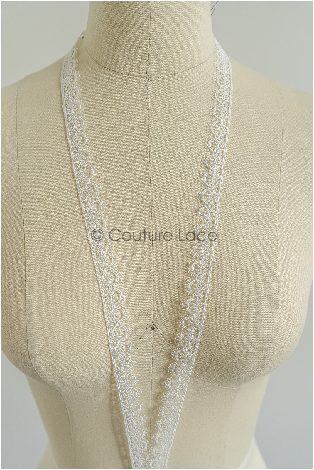 4yds / off-white boho crochet lace trim / geometric lace trim / bridal guipure lace trim / off-white dot lace trim // T22-220