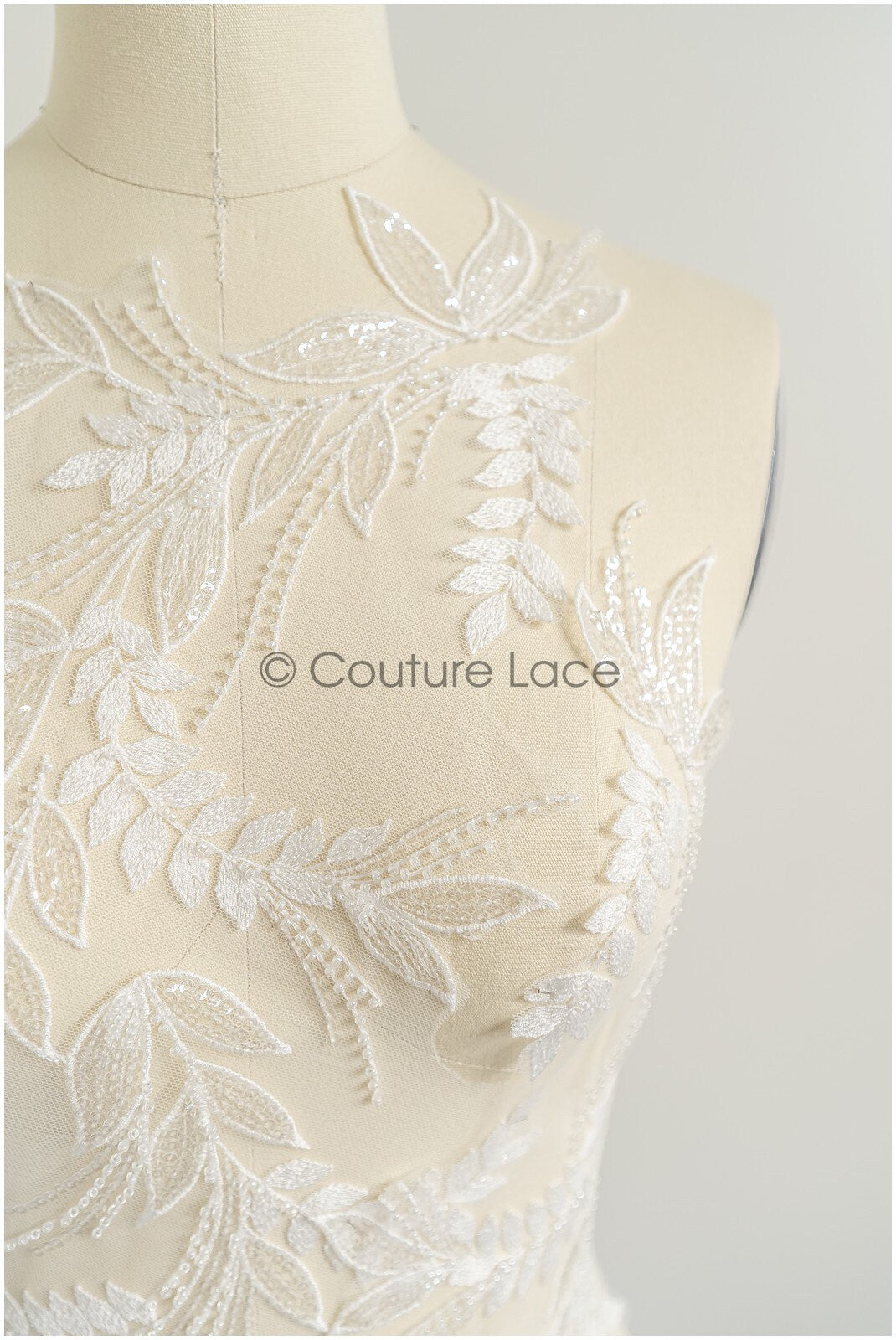 romantischer Blumen-Spitzenaufnäher / Baumwollblumen Applikation / Hochzeitskleid Spitzenapplikation / Brautblumen Applikation// A22-261