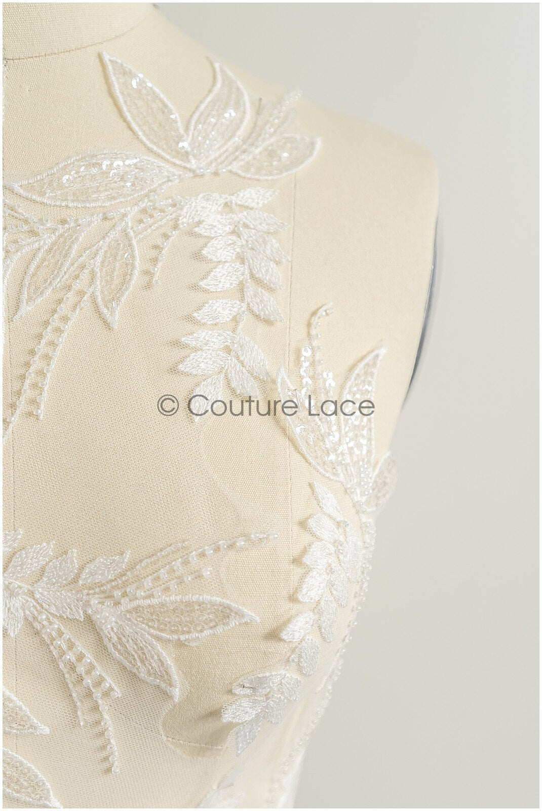 romantischer Blumen-Spitzenaufnäher / Baumwollblumen Applikation / Hochzeitskleid Spitzenapplikation / Brautblumen Applikation// A22-261