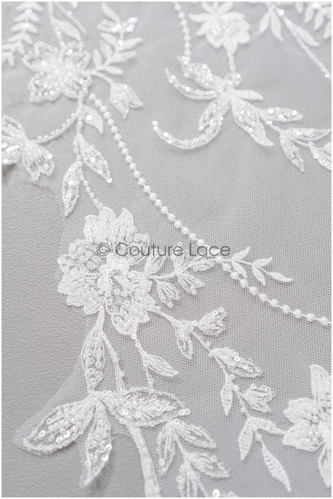 romantischer Blumen-Spitzenaufnäher / Baumwollblumen Applikation / Hochzeitskleid Spitzenapplikation / Brautblumen Applikation// A22-264