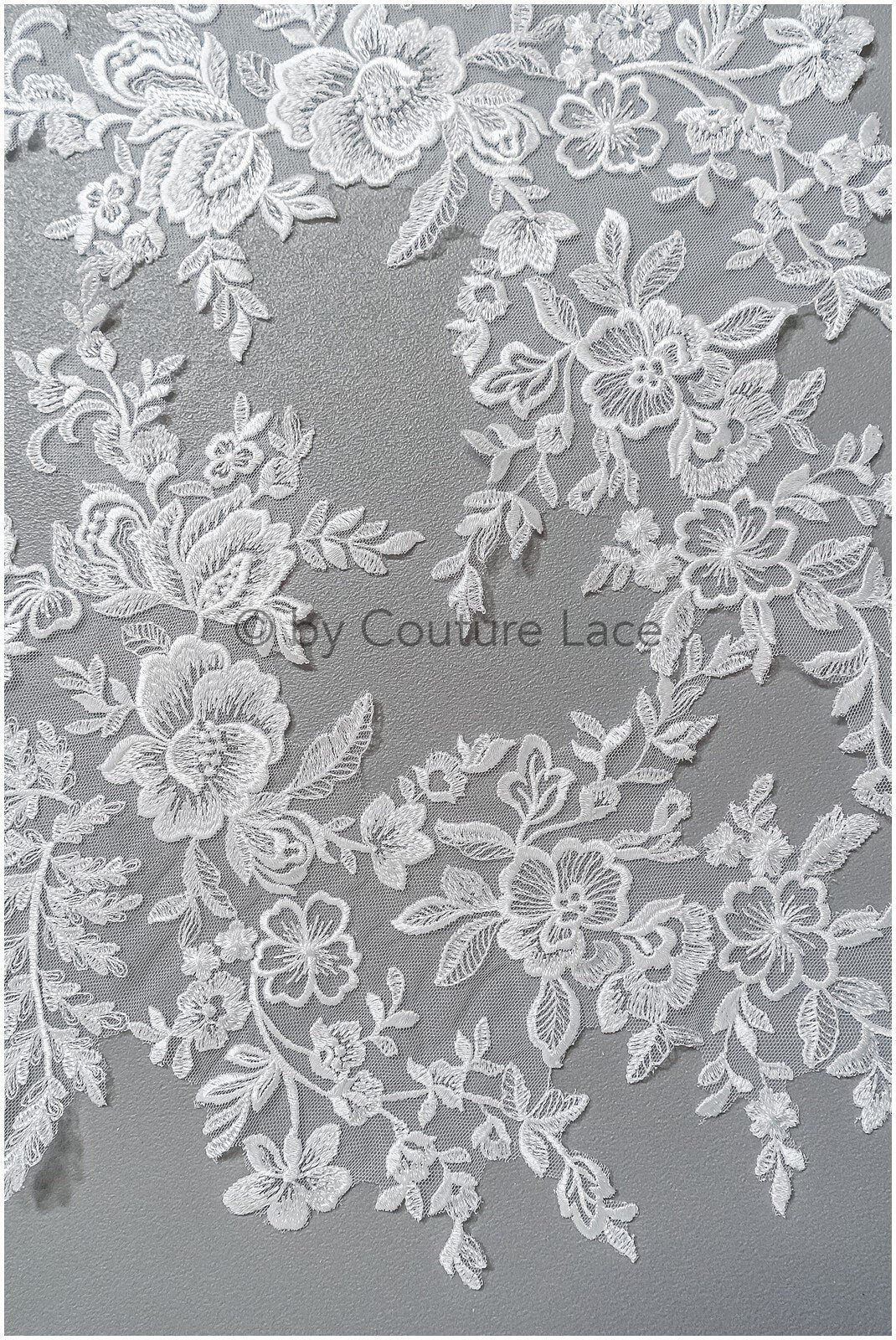 romantischer Blumen-Aufnäher/ Baumwollblumen Applikation/ Hochzeitskleid Spitze Applikation/ Brautblume Applikation// A22-286