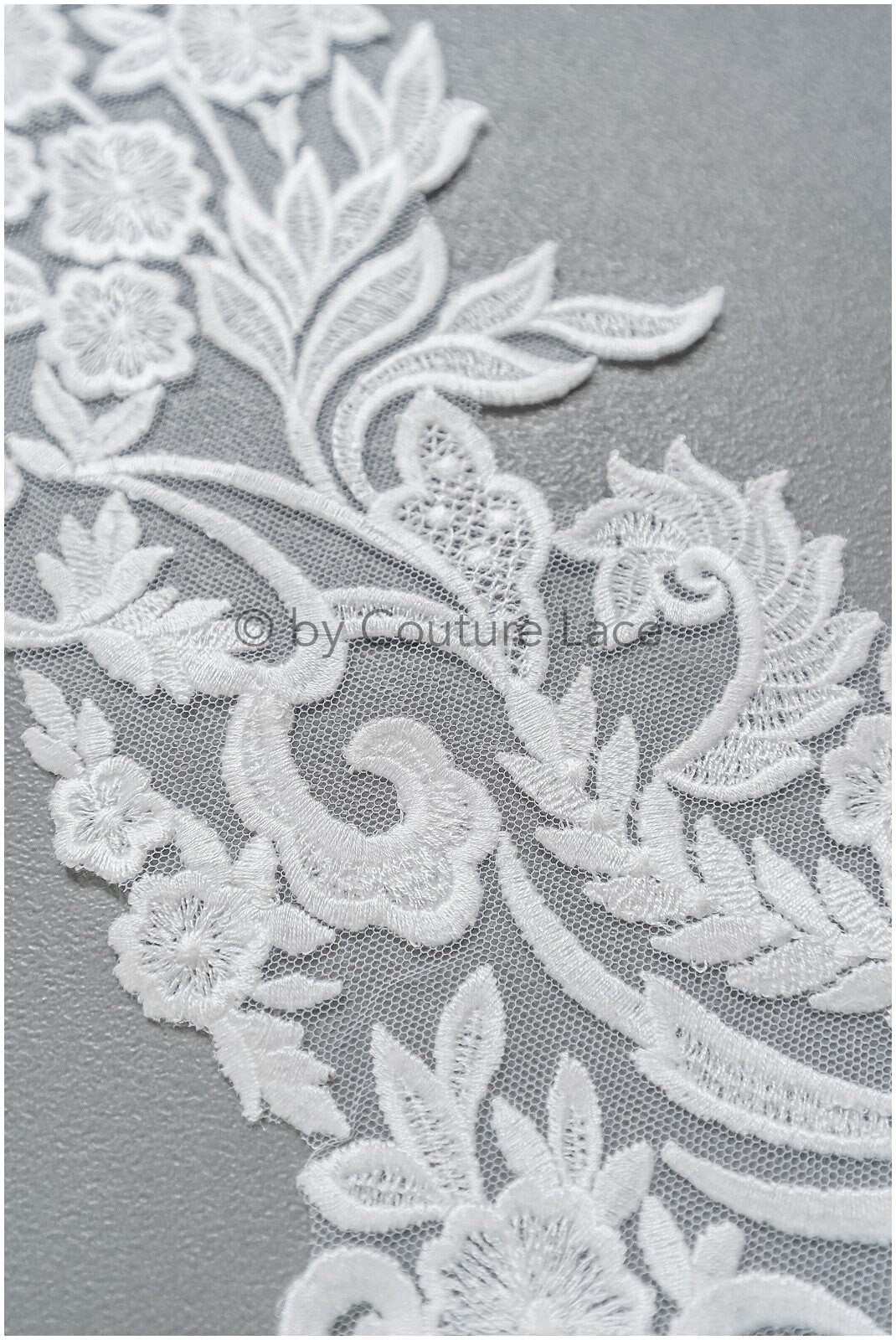 romantische Boho Blumen Spitze Aufnäher/ Baumwolle Blumen Applikation/ Brautkleid Spitzen Applikation// A22-316