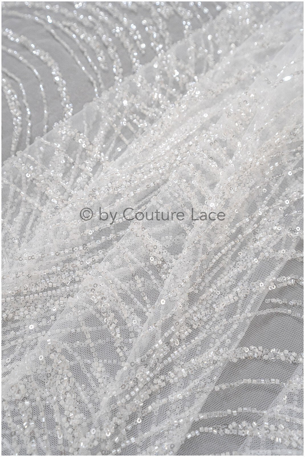 Perlen Spitze Stoff/ Couture Spitze Stoff/ Braut Spitze Stoff/ Perlen Perlen Spitze// L23-175