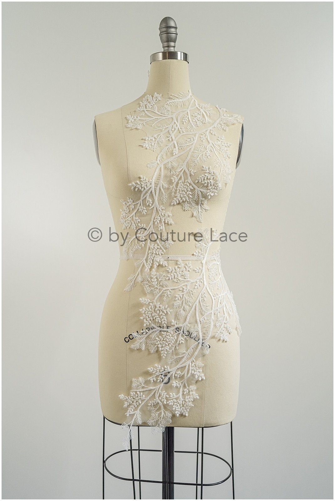 Perlen Blumen Applikation/ Perlen Braut Aufnäher/ Hochzeitskleid Spitzenapplikation/ Brautblatt Applikationen/ A23-334