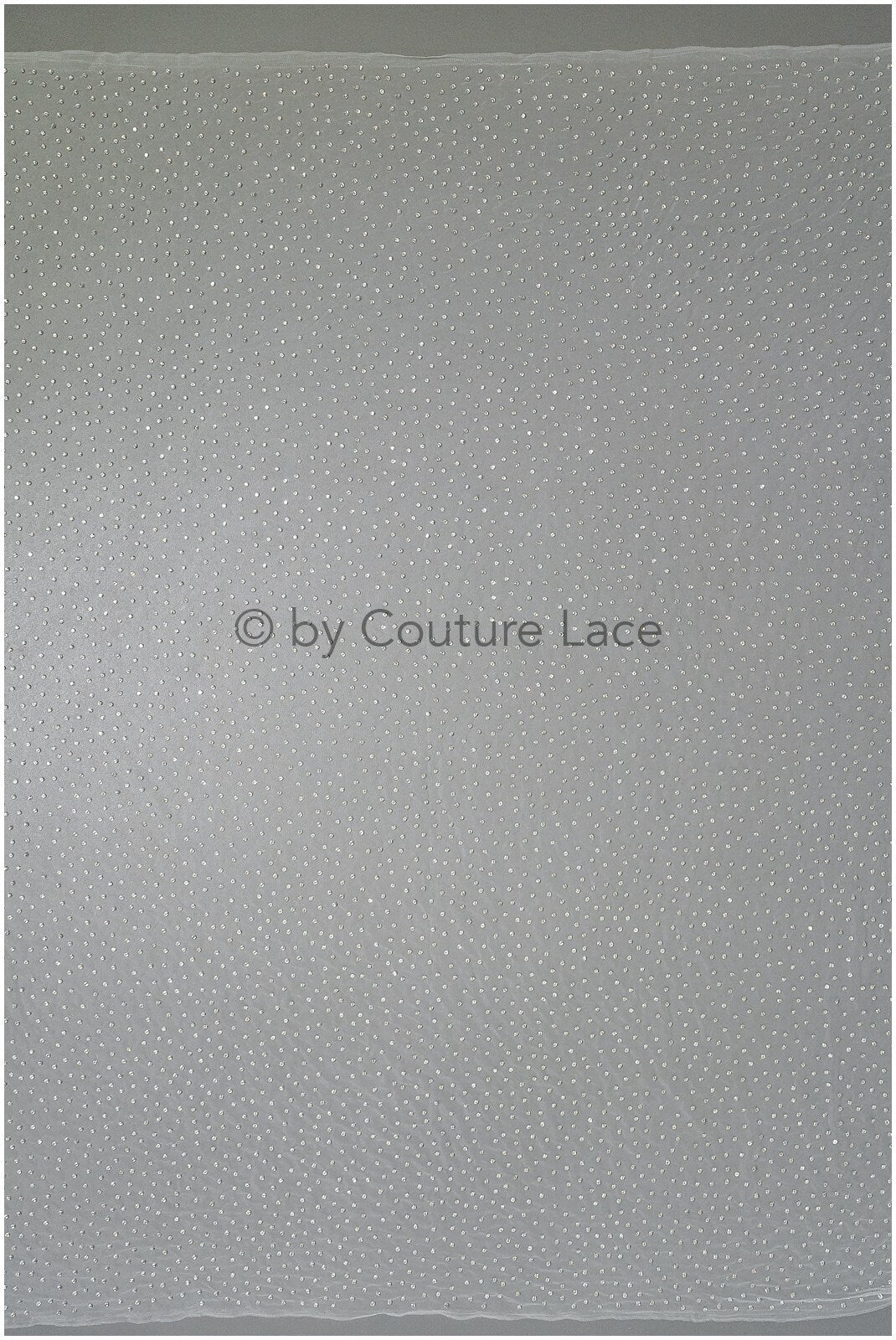 Beautiful tulle fabric with small rhinestones/ Couture fabric with rhinestones/ Swarovski tulle fabric/ Rhinestone tulle// L23-523