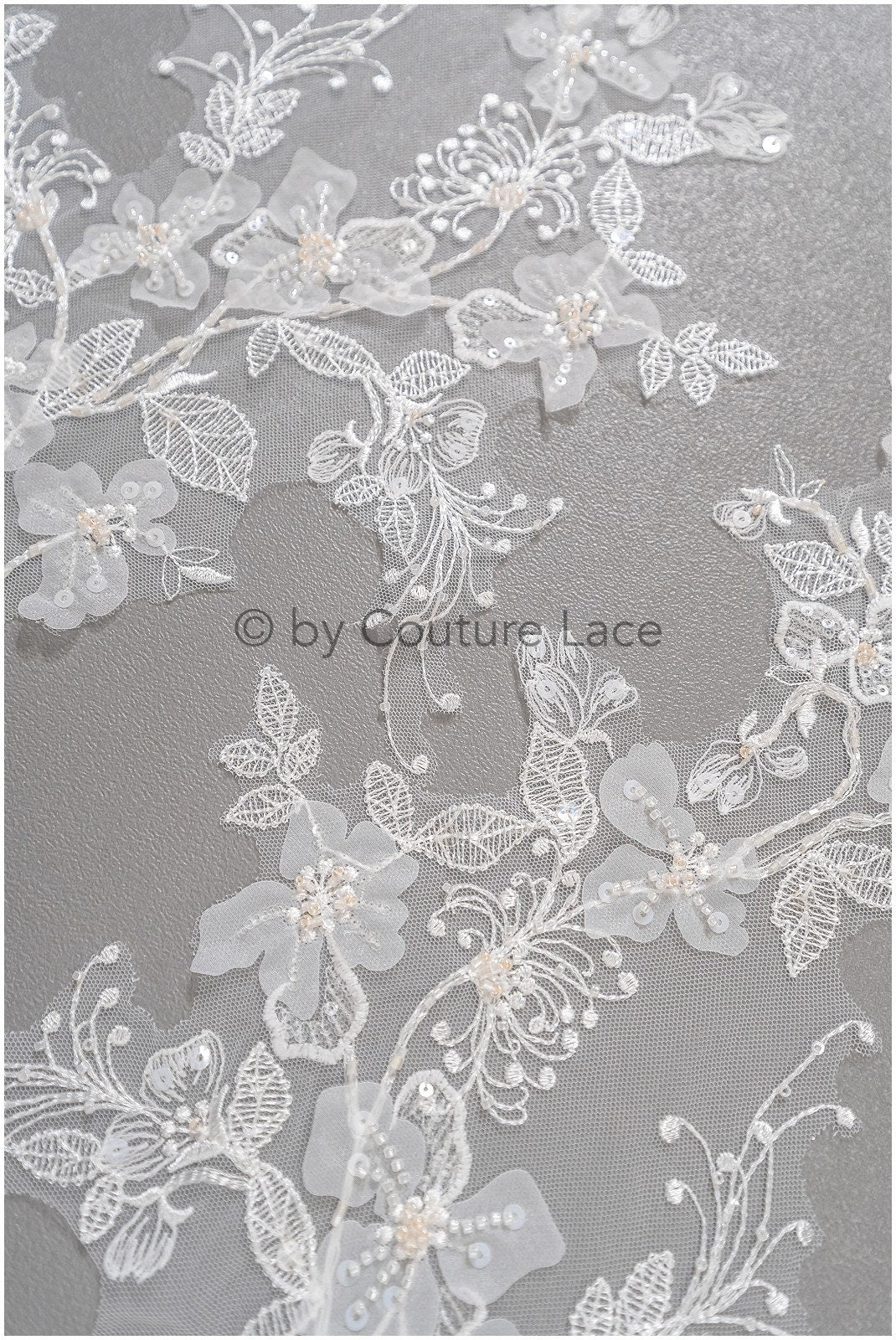 Perlen Blumen Applikation / Perlen Braut Aufnäher / Braut Aufnäher / A23-049