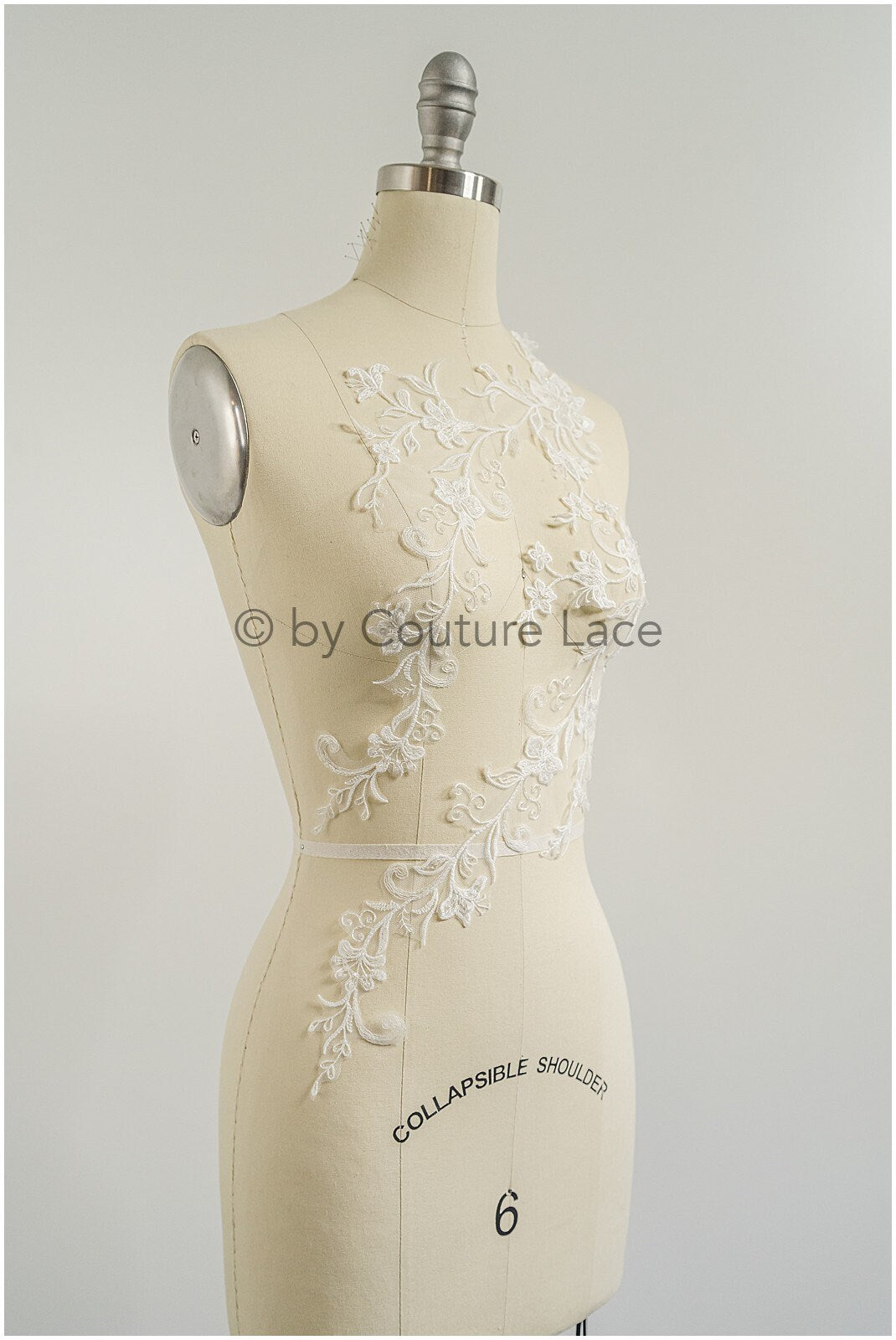 Perlen Blumen Applikation / Perlen Braut Aufnäher / Braut Aufnäher / A23-084