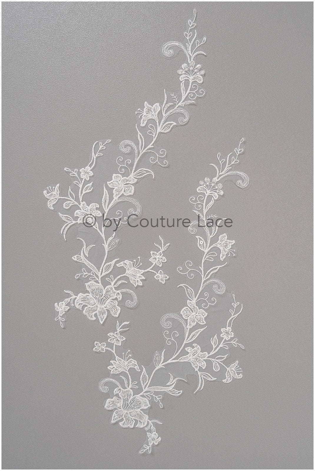 Perlen Blumen Applikation / Perlen Braut Aufnäher / Braut Aufnäher / A23-084
