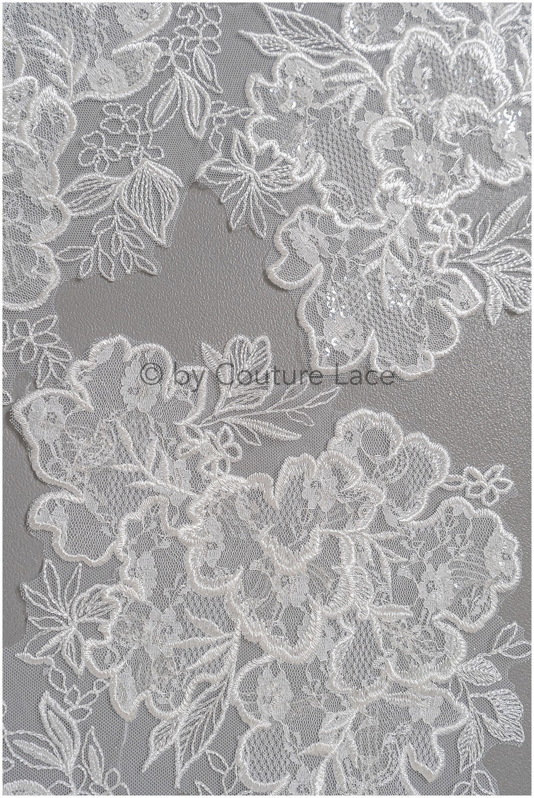 Hochzeit Blumen Applikation/ Blumen Spitzen Applikation/ romantisches Kleid Applikationen/ Blatt Applikationen/ A23-322