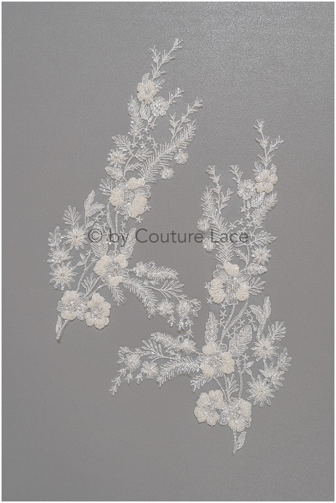 Perlen Perlen Blumen Applikation/ Perlen Braut Aufnäher/ Hochzeitskleid Spitze Applikation/ Brautblatt Applikation/ A23-332