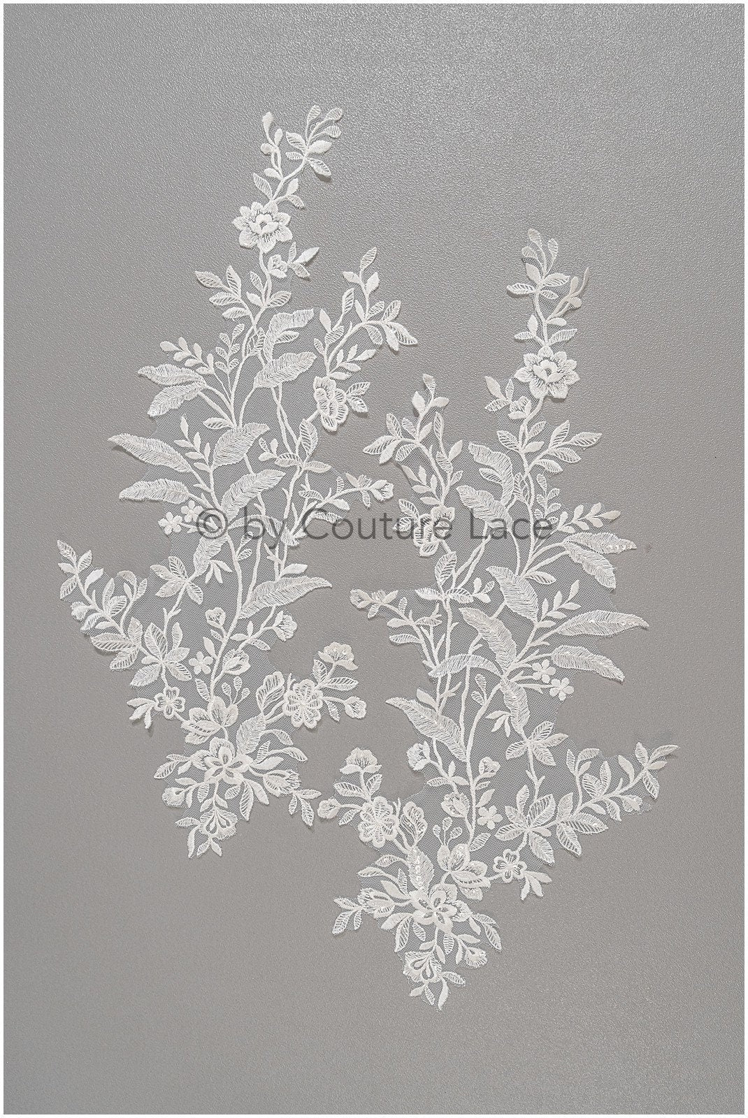 Perlen Blumen Applikation/ Perlen Braut Aufnäher/ Braut Aufnäher/ A23-333