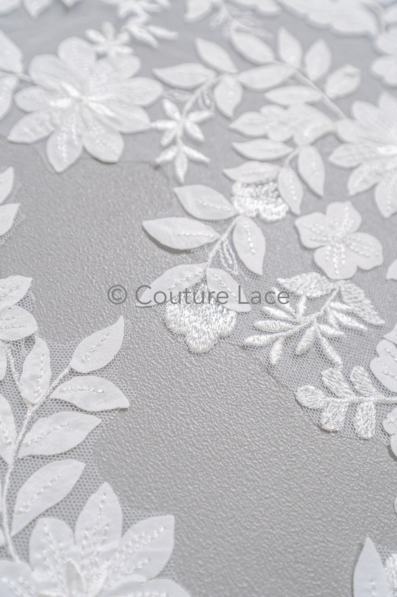 Hochzeit Kleid Spitze Applikation / Perlen Braut Aufnäher / 3D Perlen Blumen Applikation / Braut Applikation Blatt / A23-342