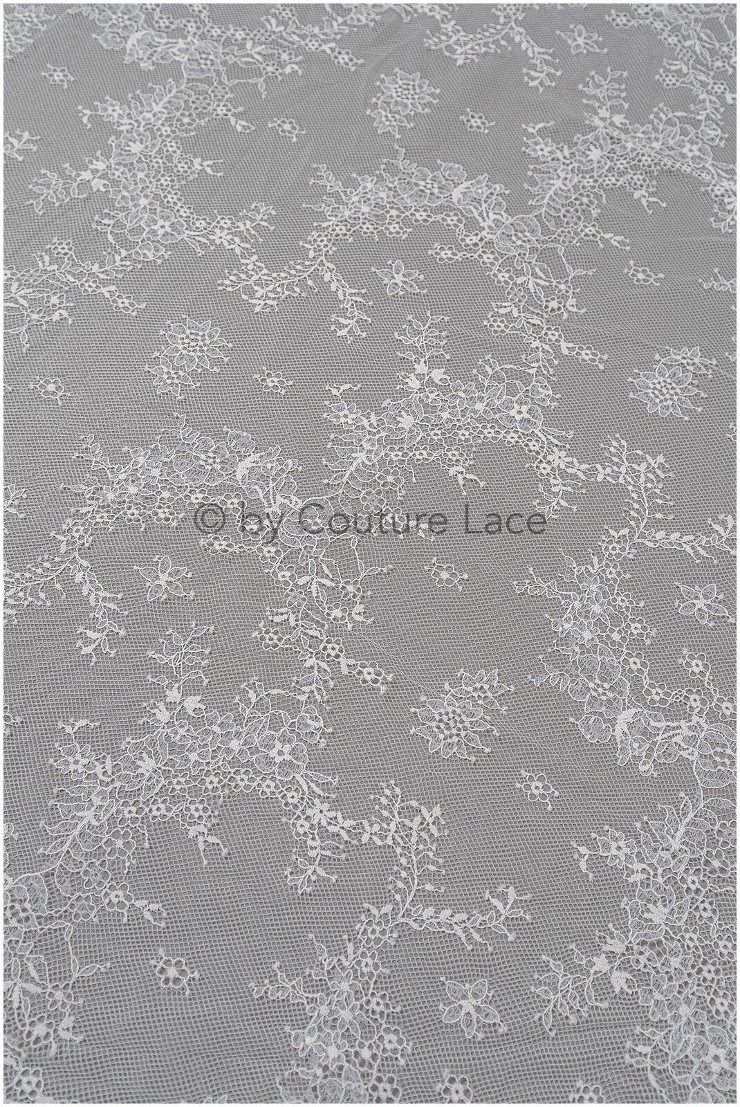 French floral lace/ bridal raschel lace/ French veil lace/ bridal chanitilly lace/ Edwardian lace fabric// L23-131