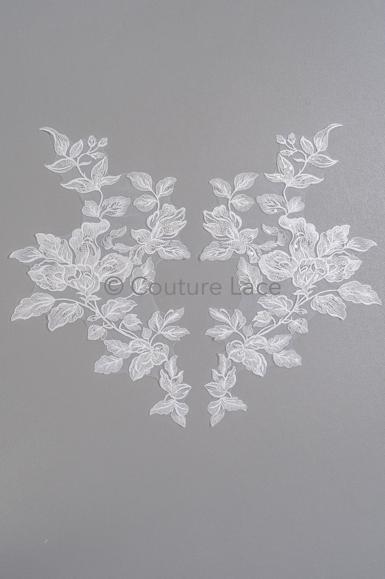 Stickerei Blumen Applikation/ Perlen Braut Aufnäher/ Hochzeitskleid Spitze Applikation/ Perlen Braut Aufnäher Applikation/ A23-337