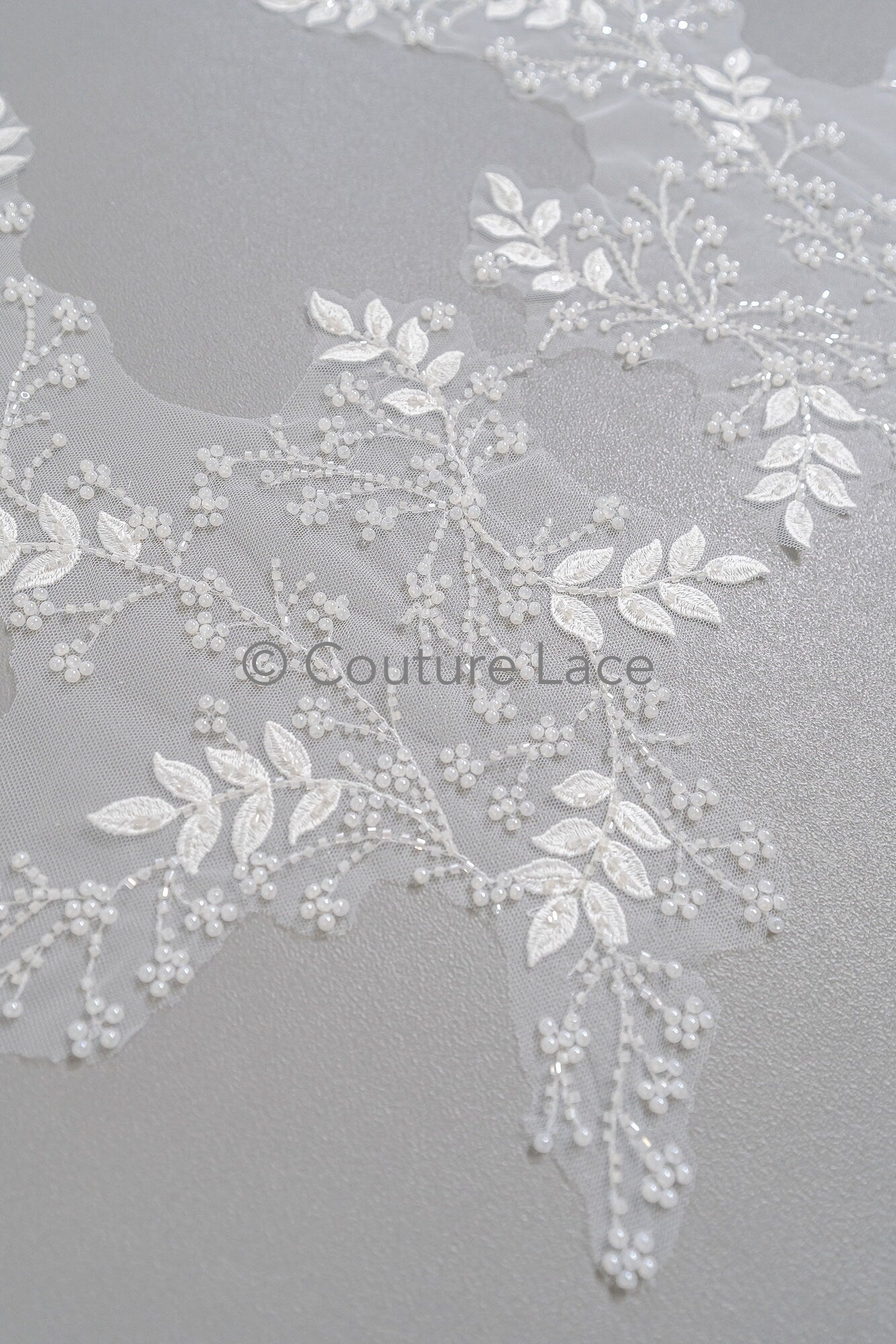 Perlen Blatt Applikation/ Perlen Braut Aufnäher/ Braut Aufnäher/ Hochzeitskleid Spitzenapplikation/ Perlen Brautblatt Motiv / A23-341