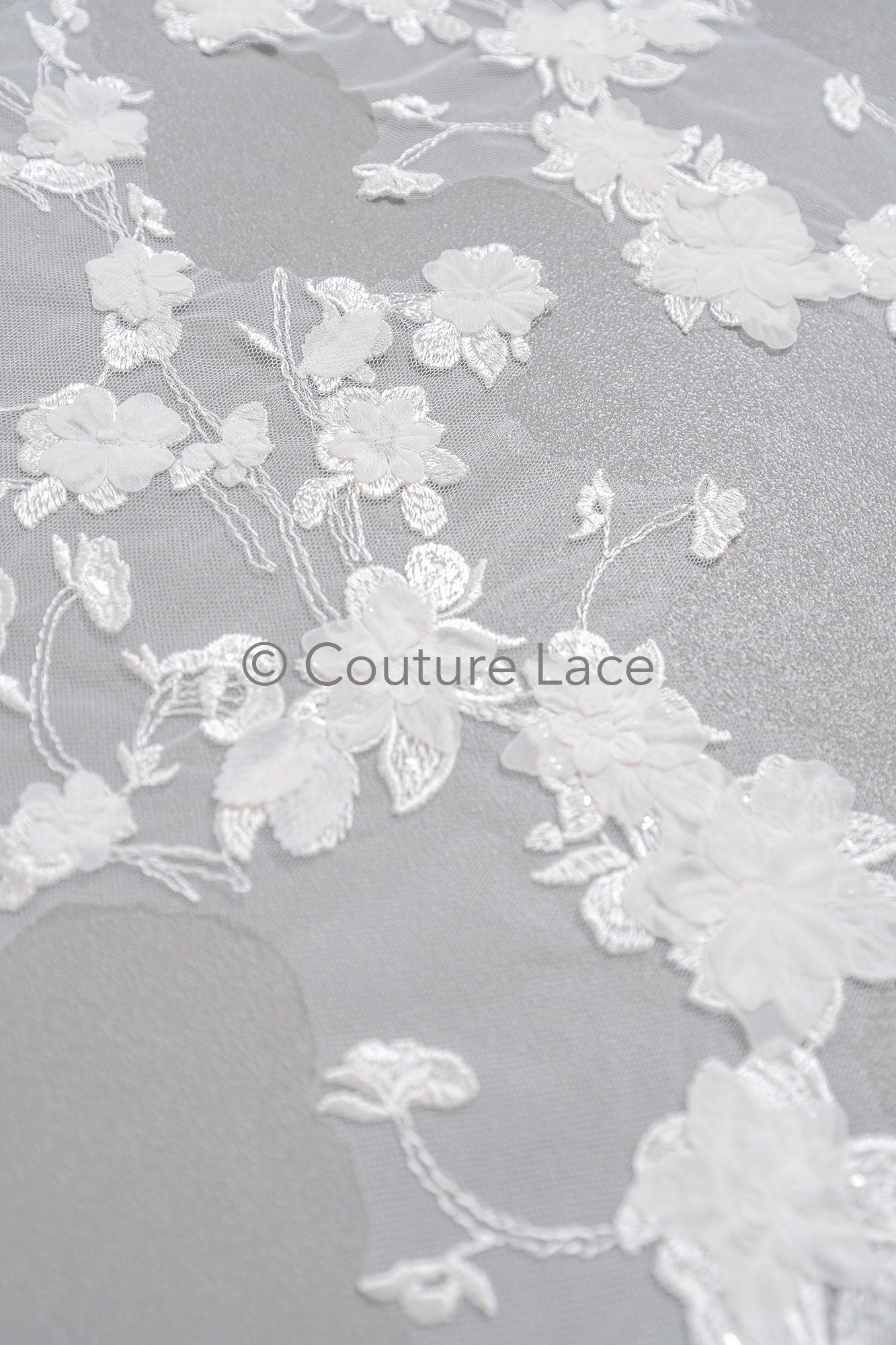 3D Blumen Spitze Applikation / Perlen Braut Aufnäher / 3D Perlen Blumen Applikation / Braut Blatt Applikation / A23-344