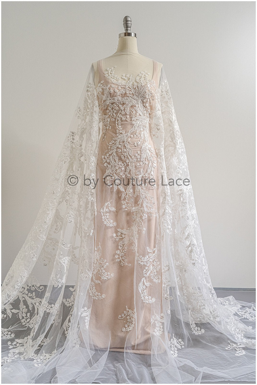 Perlen Spitzenstoff Off-White/ Couture Spitze mit Perlen/ Braut Spitzenstoff/ Perlen Spitze// L23-546
