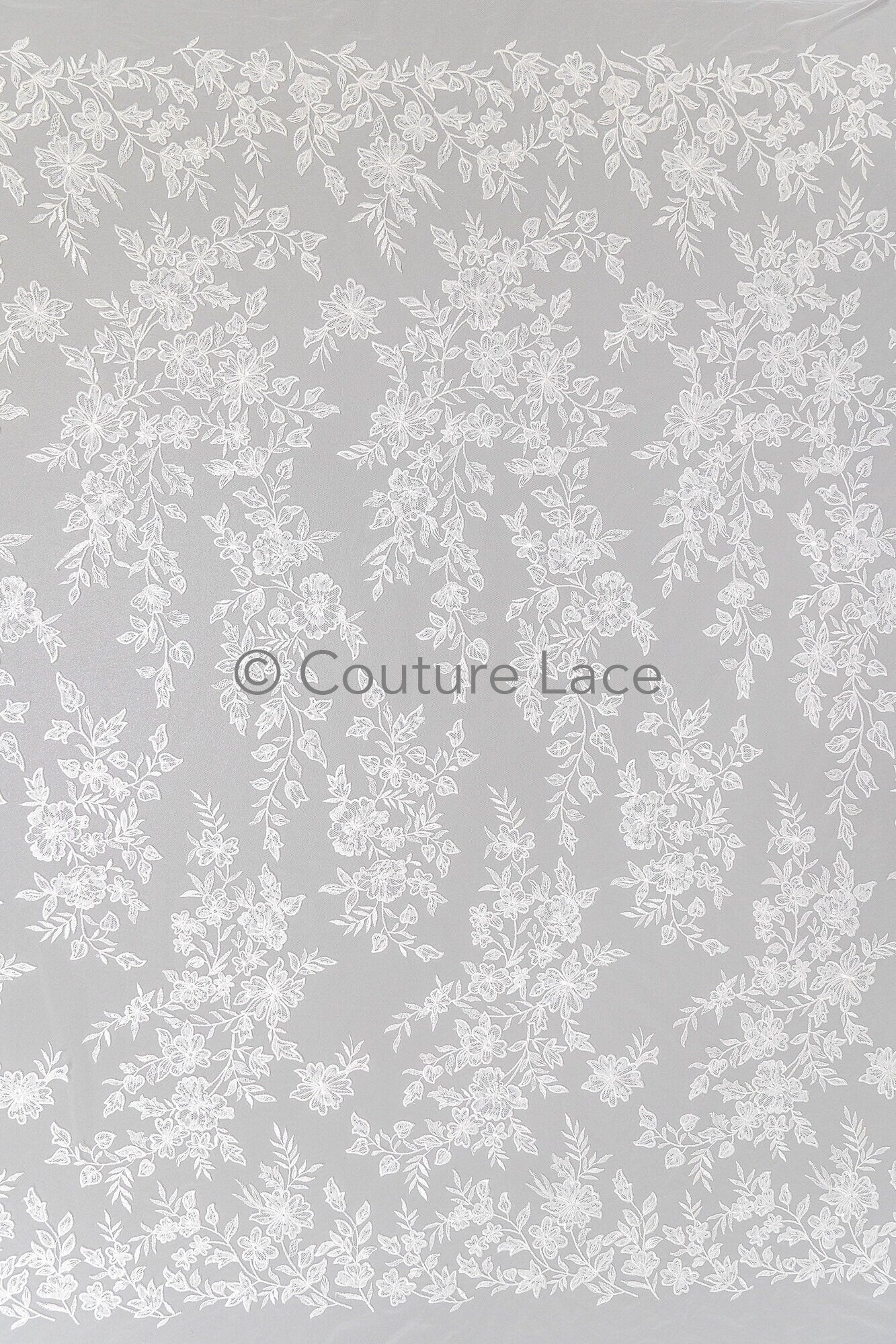 Blumen Spitze Off-White/ romantische Braut Spitze/ französische Brautspitze/ florale Braut Spitze// L23-593