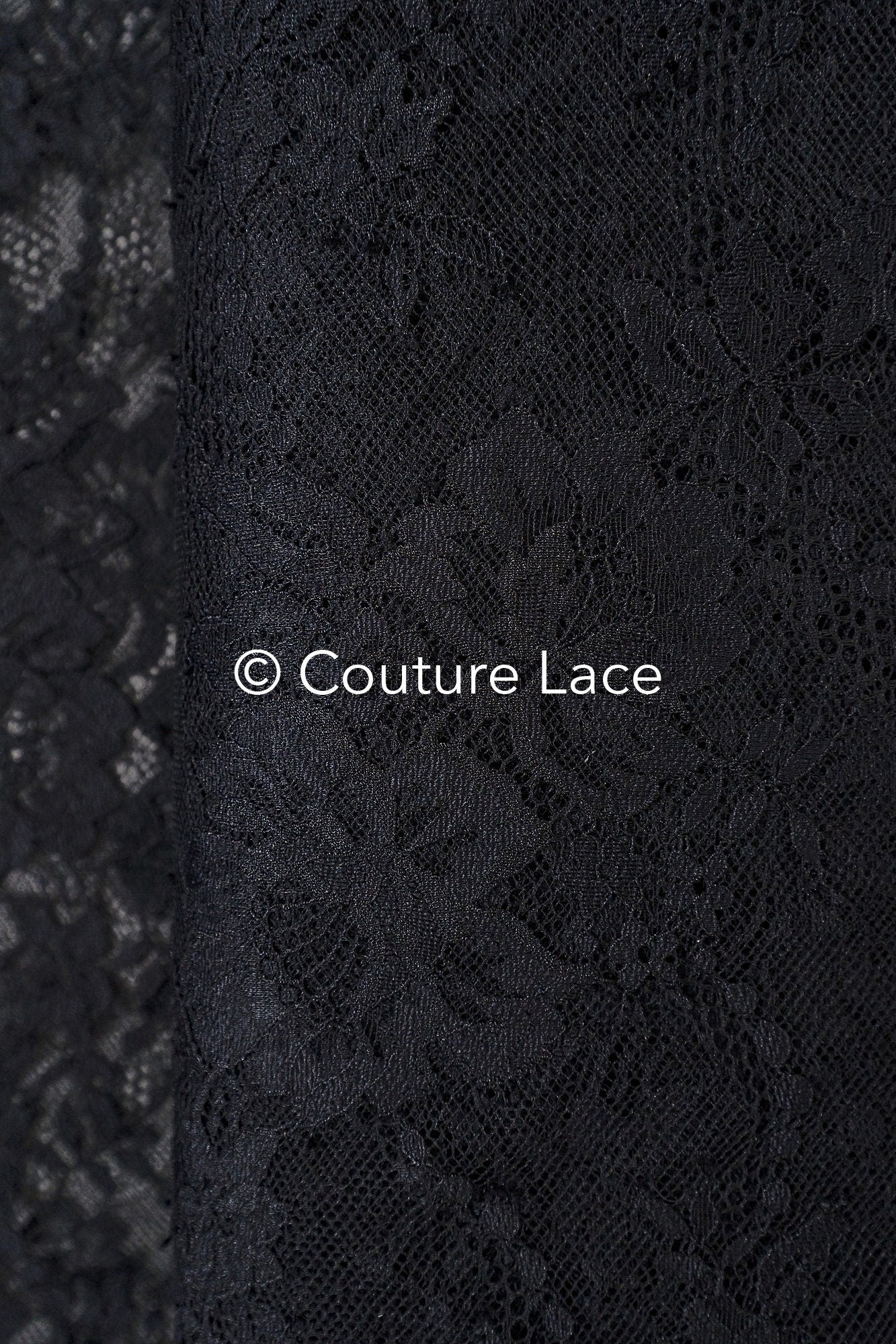 3 yds französische Spitze/ Braut florale Spitze/ schwarze Brautspitze/ florale Hochzeit Spitze/ Chantilly Spitze// L23-618