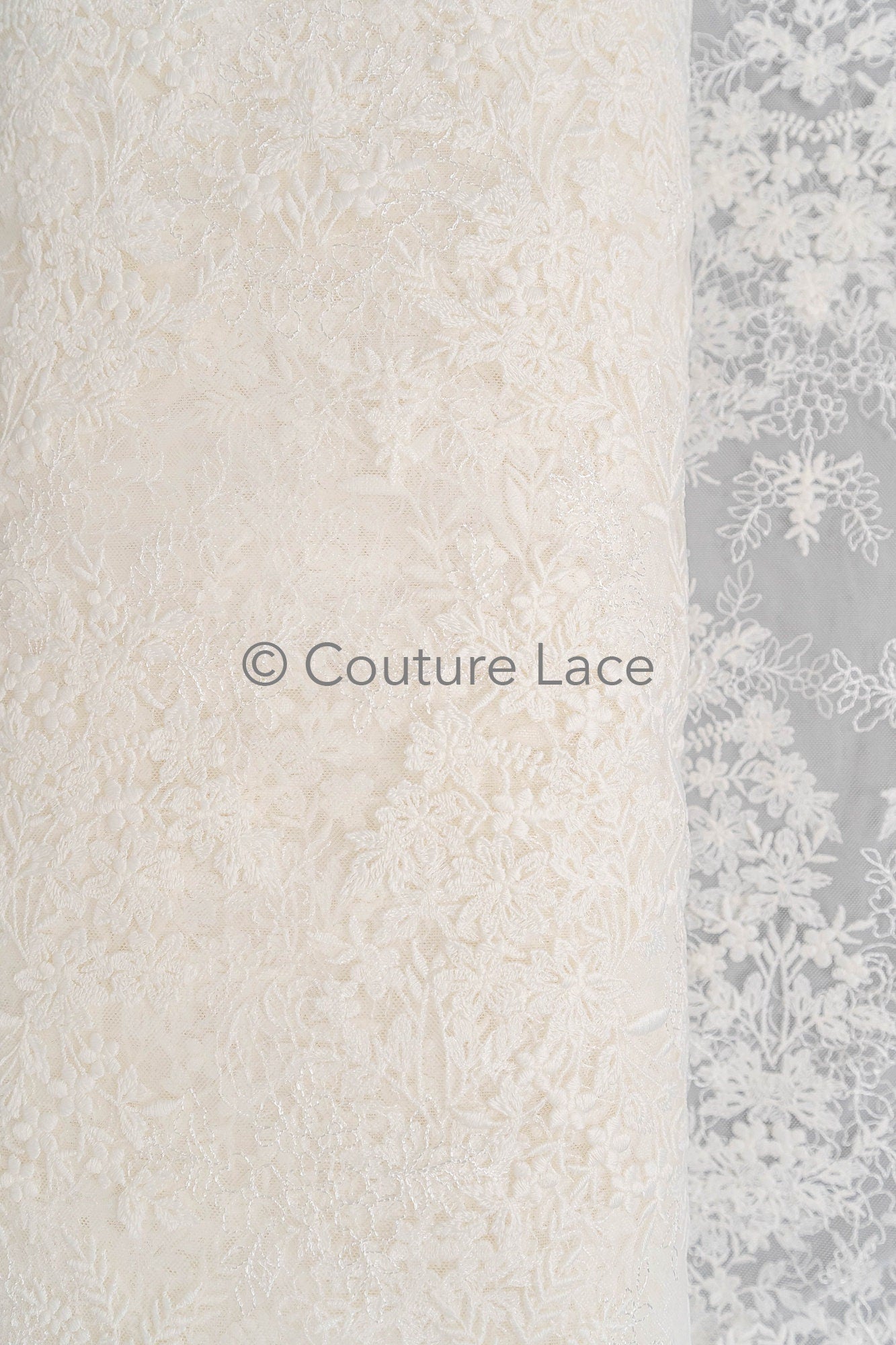 Blumen Braut Spitze Off-White/ Brautspitze Stoff/ Blumen Hochzeit Spitze/ Couture Spitze// L23-597