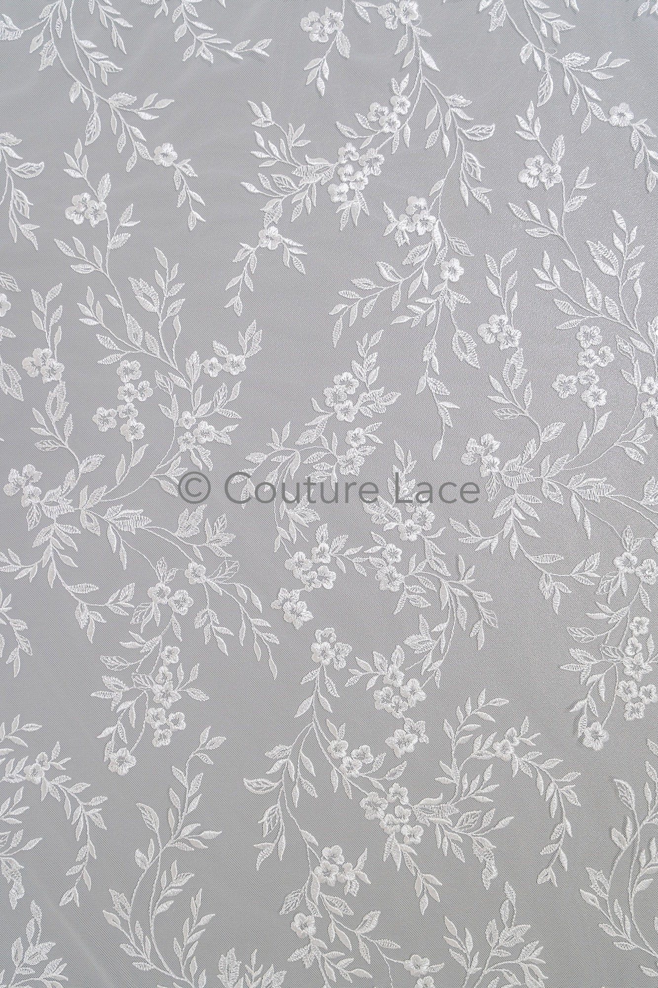 Blumen Braut Spitze Off-White/ Brautspitze mit Blumen/ Hochzeit Spitze/ Couture Spitze// L23-628