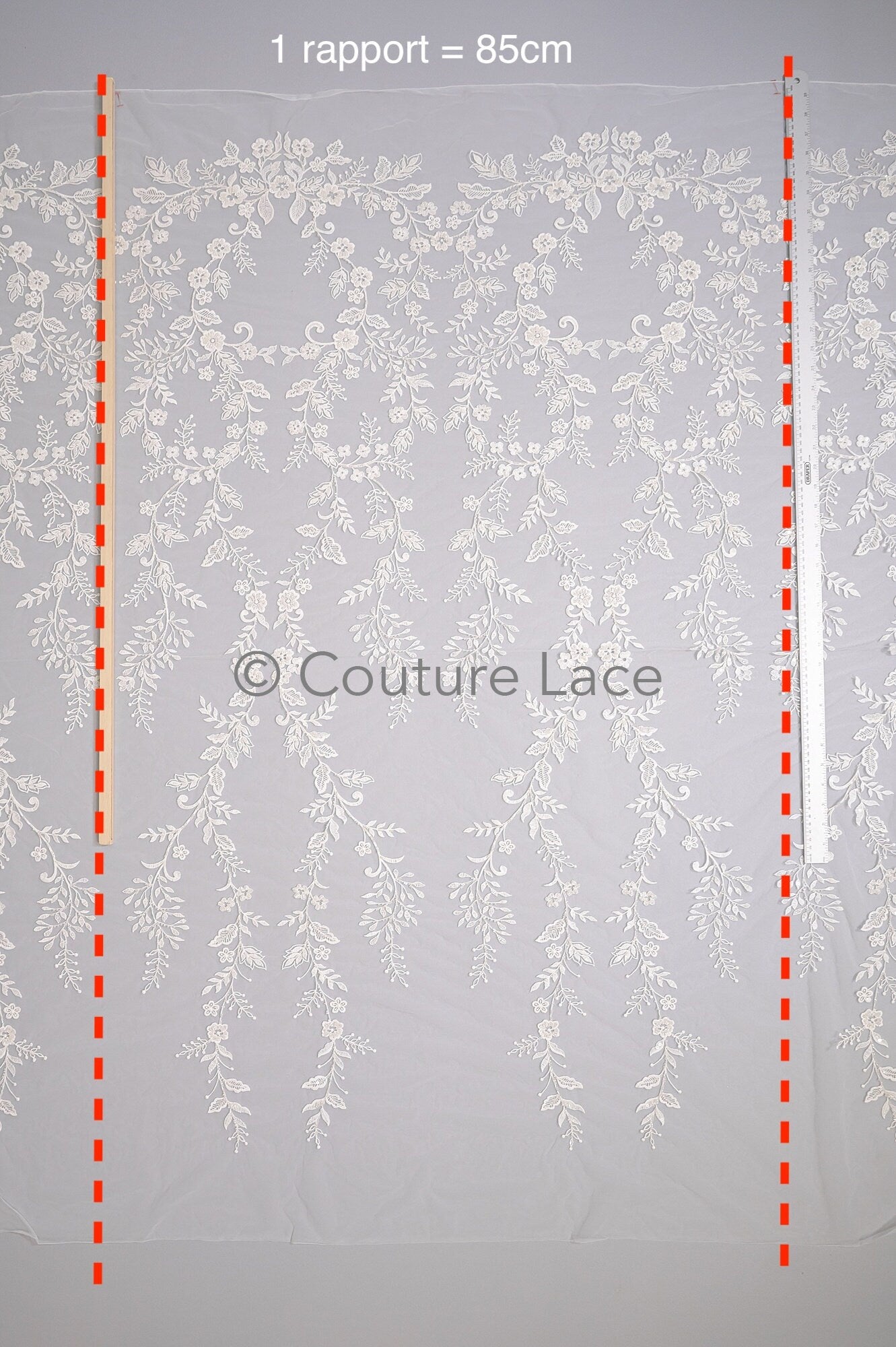 Blumen Braut Spitze Off-White/ Brautspitze mit Perlen & Pailletten/ Braut Spitzenstoff mit Blumen/ Couture Spitze// L23-549
