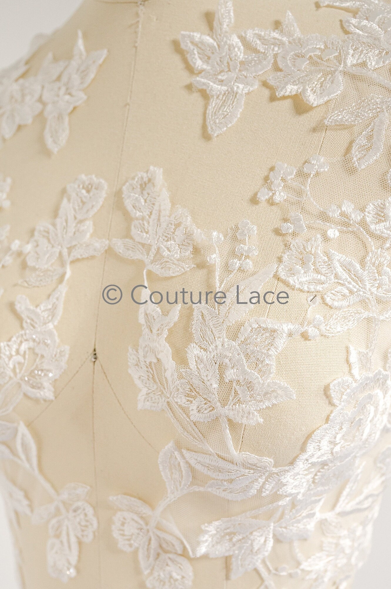 Hochzeit Blumen Applikation/ Blumen Spitzen Applikation/ romantisches Kleid Applikationen/ Blatt Applikationen/ A23-349