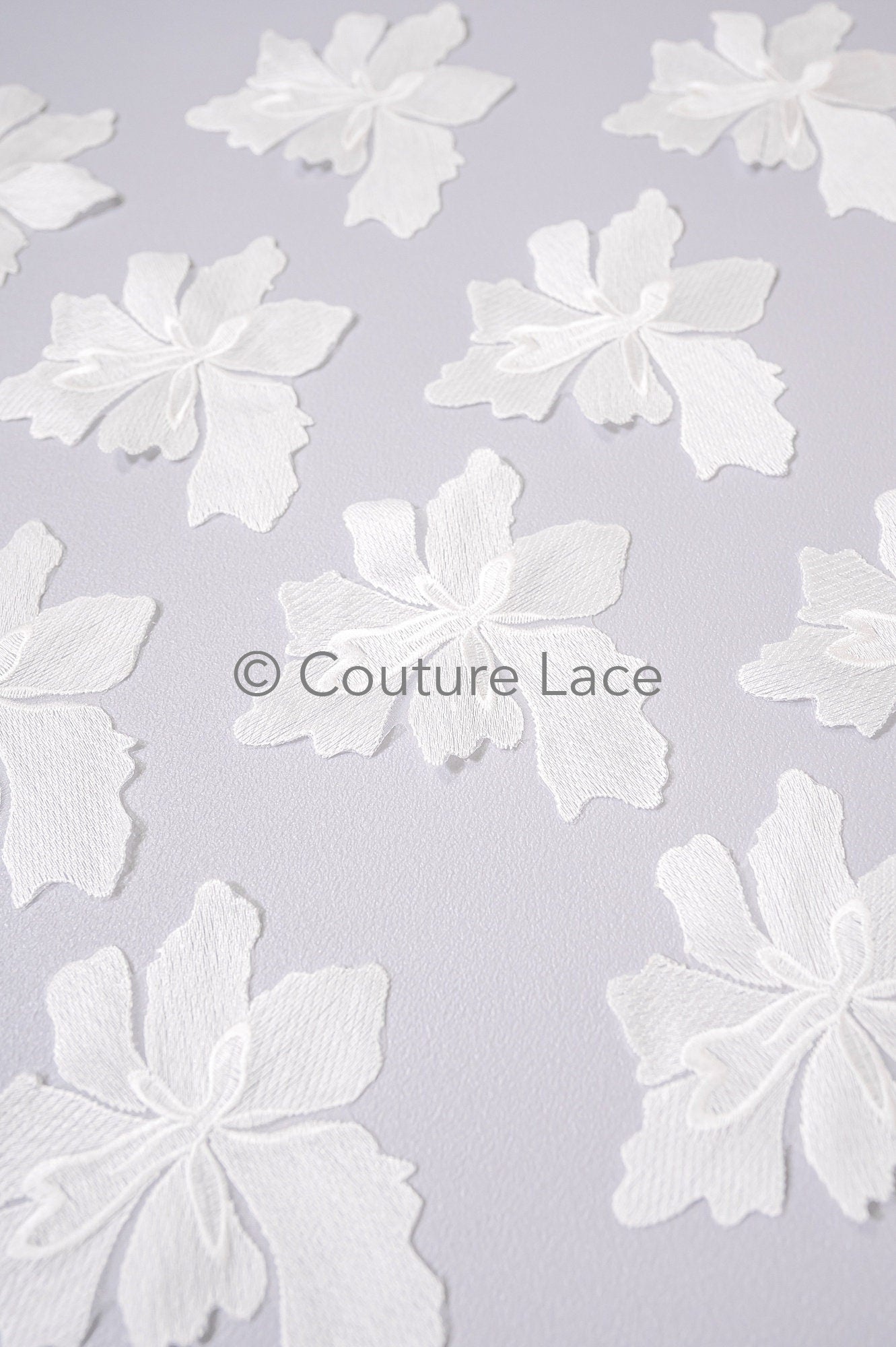 Wedding flower applique/ flower lace applique/ romantic dress applique/ leaf applique/ A23-351