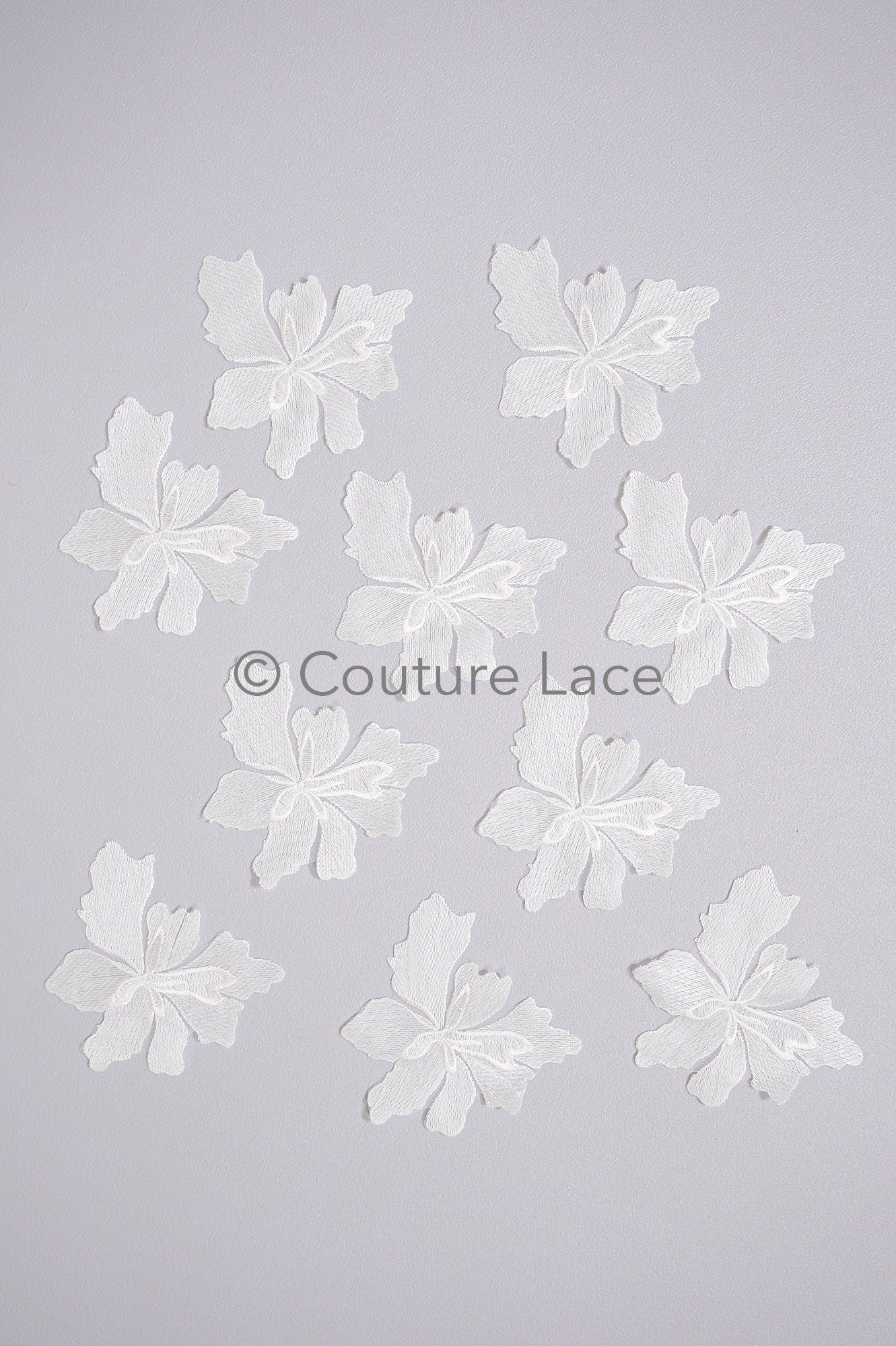 Wedding flower applique/ flower lace applique/ romantic dress applique/ leaf applique/ A23-351