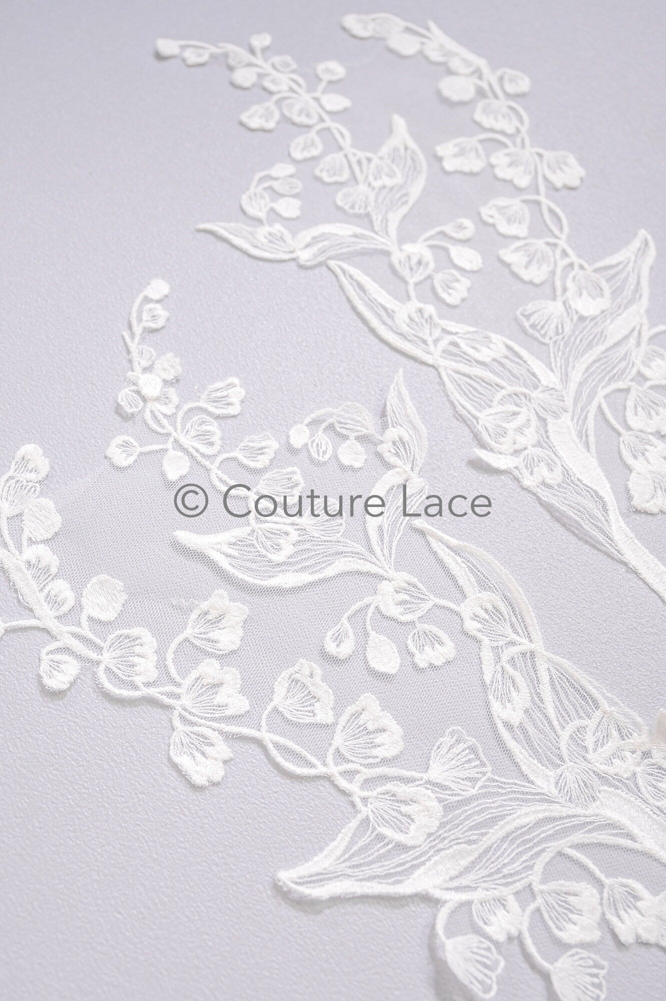 Hochzeit Blumen Applikation/ Blumen Spitzen Applikation/ romantisches Kleid Applikationen/ Blatt Applikationen/ A23-352
