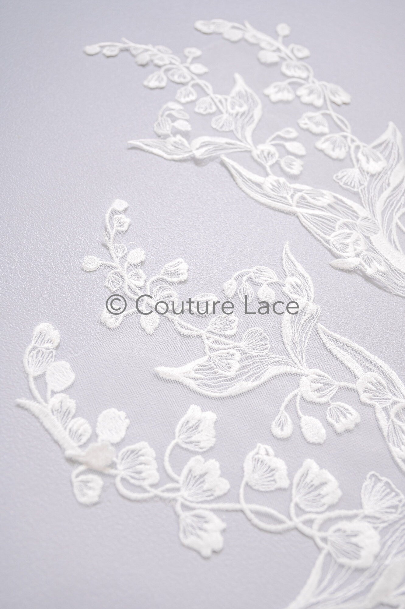 Hochzeit Blumen Applikation/ Blumen Spitzen Applikation/ romantisches Kleid Applikationen/ Blatt Applikationen/ A23-352