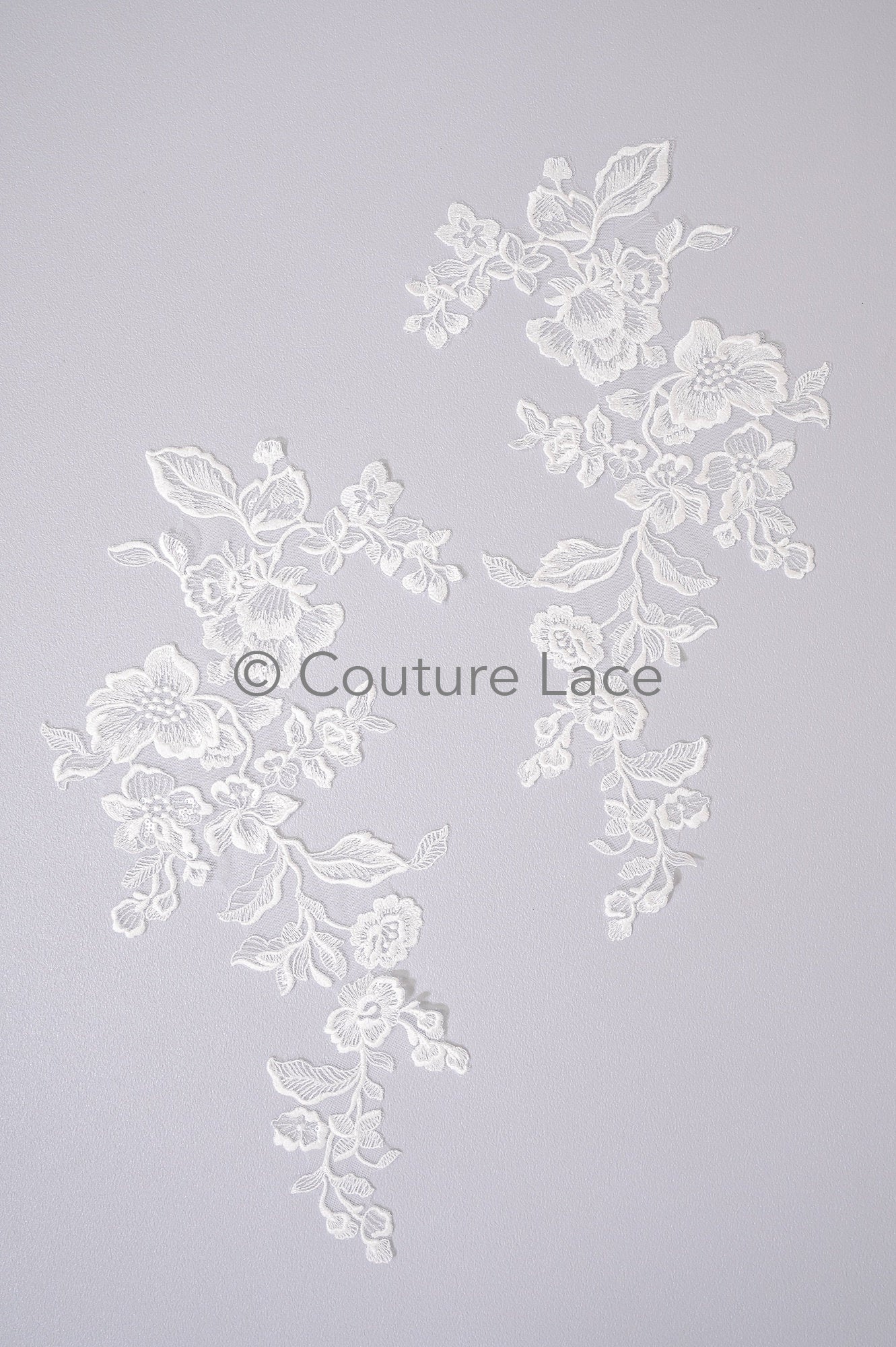 Hochzeit Blumen Applikation/ Blumen Spitzen Applikation/ romantisches Kleid Applikationen/ Blatt Applikationen/ A23-353