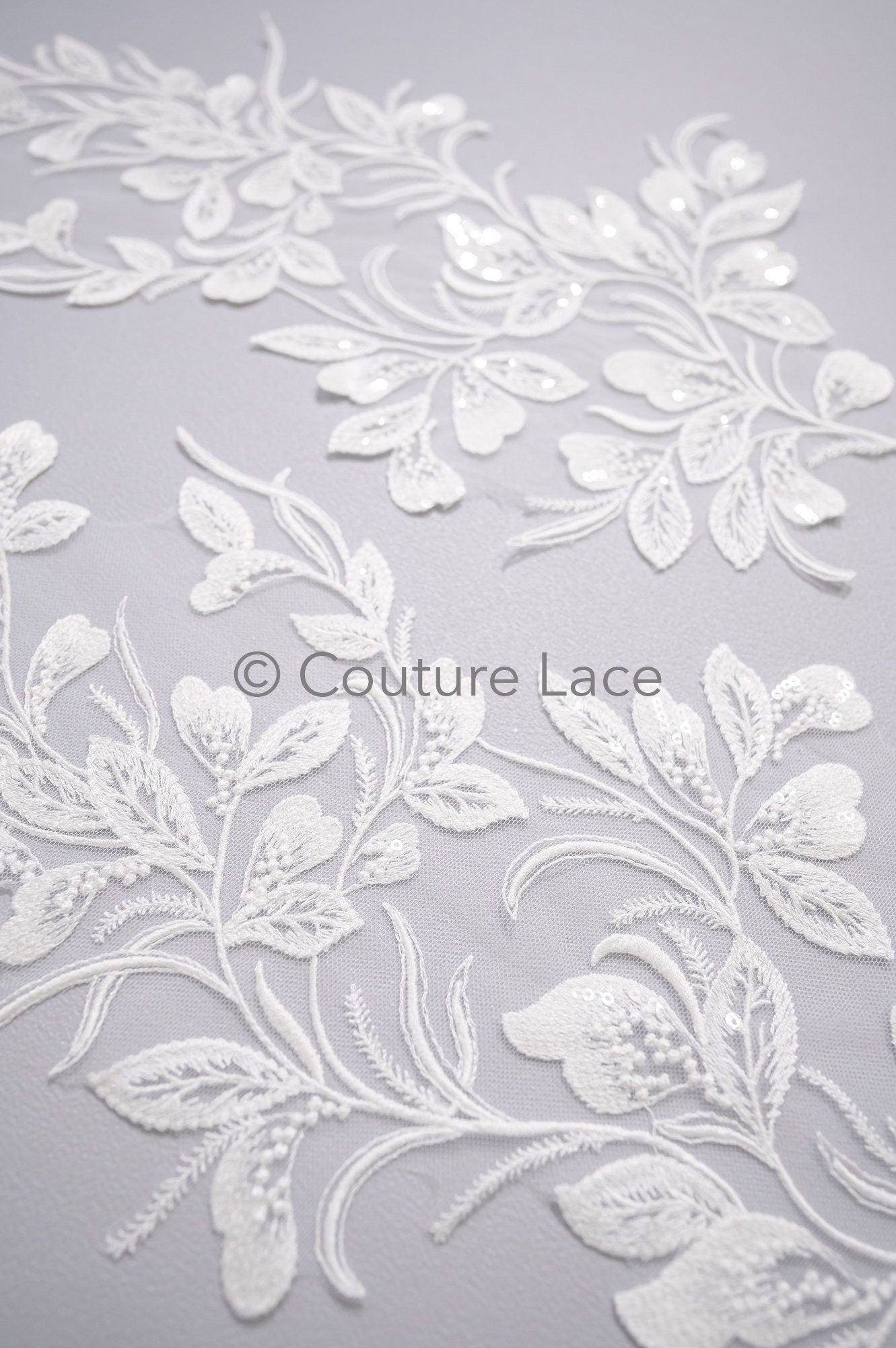 Hochzeit Blumen Applikation/ Blumen Spitzen Applikationen/ romantisches Kleid Applikationen/ Blatt Applikationen// A23-356