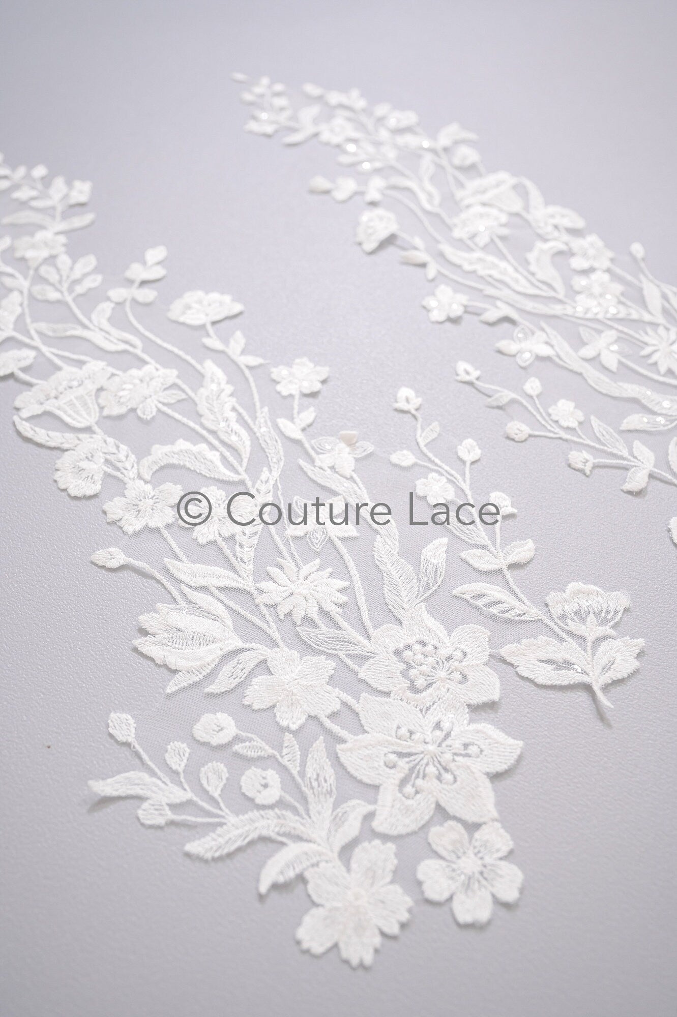 Hochzeit Blumen Applikation/ Blumen Spitzen Applikationen/ romantisches Kleid Applikationen/ Blatt Applikationen// A23-361